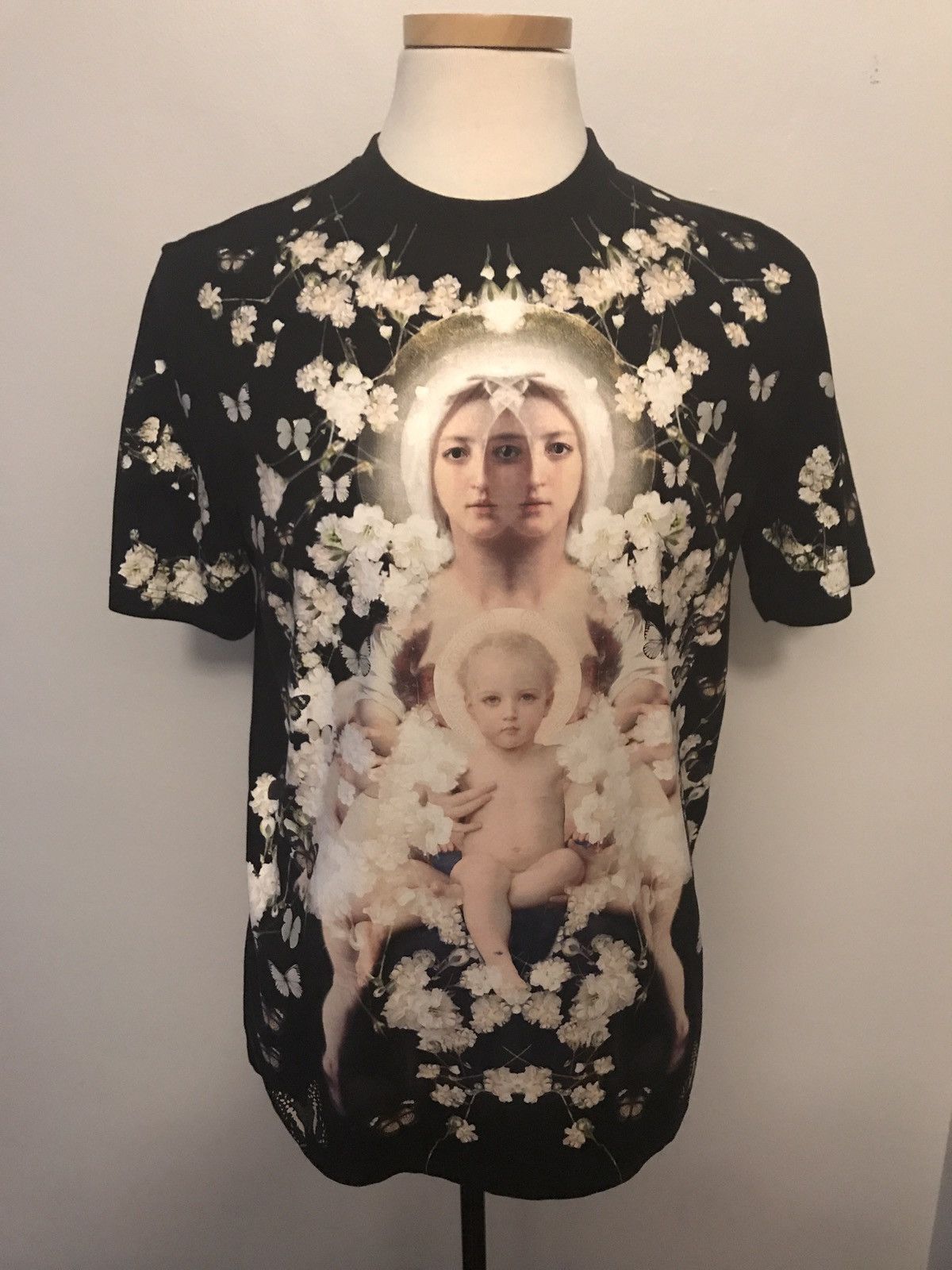 Givenchy Virgin Mary Printed T Shirt Grailed