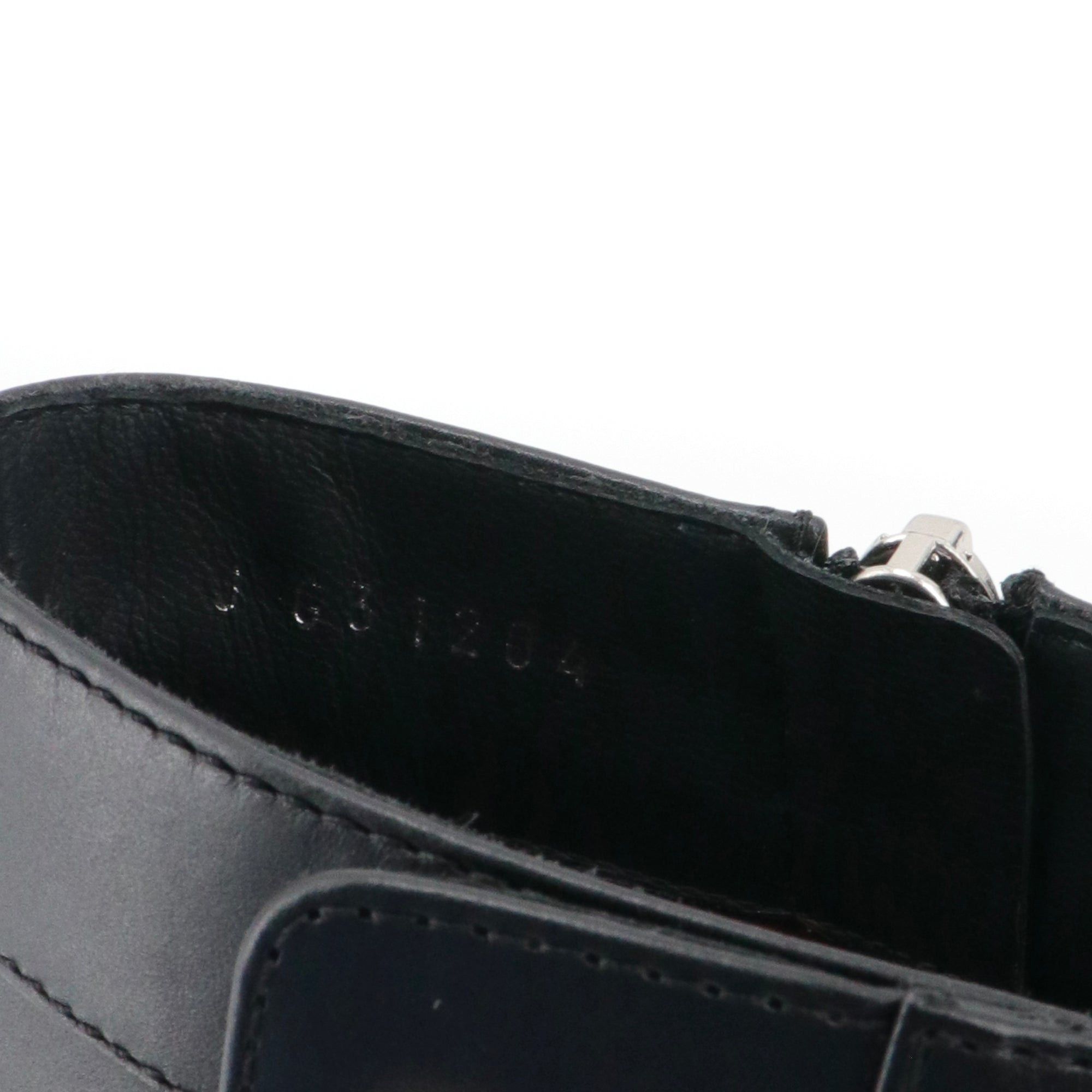 Chanel CHANEL - Chanel CC ankle boots in black leather (T37) Size US 6 / IT 36 - 3 Thumbnail