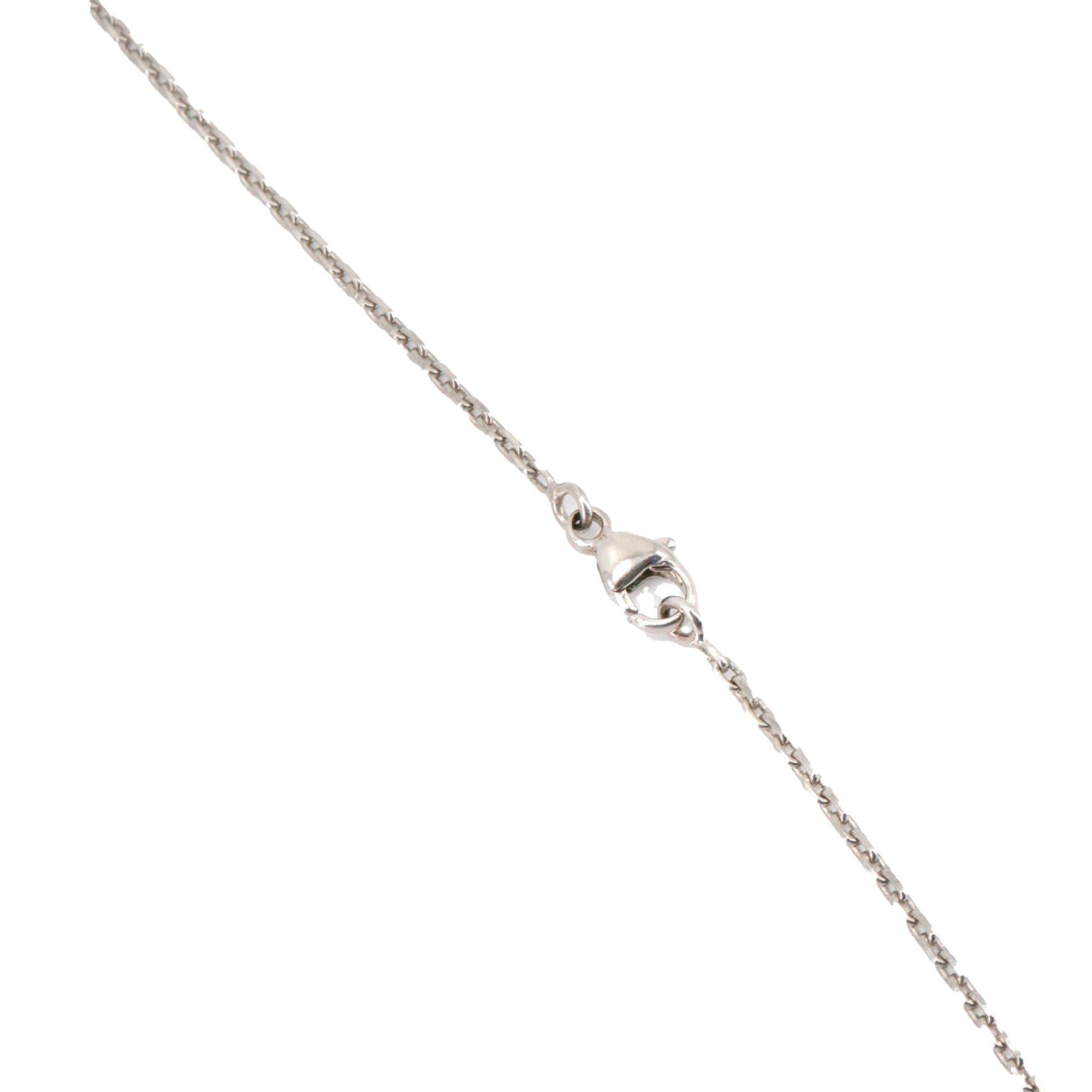 Hermes HERMÈS - Pop H Hermès necklace in silver metal and orange enamel Size ONE SIZE - 4 Thumbnail