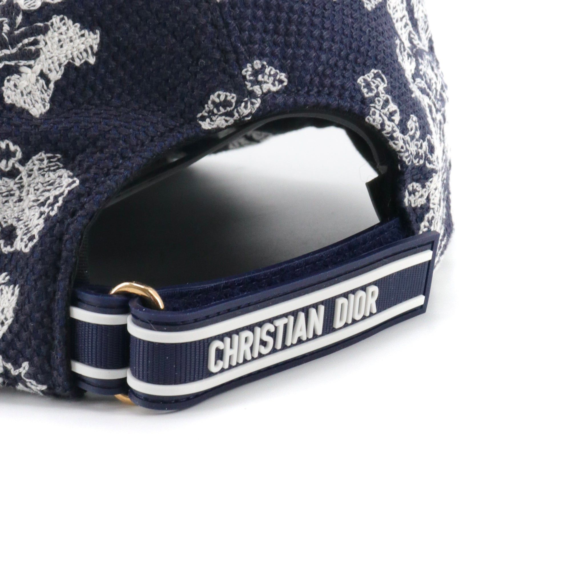 Dior DIOR - Dior D-Player cap in navy blue toile de jouy (T58) Size ONE SIZE - 3 Thumbnail