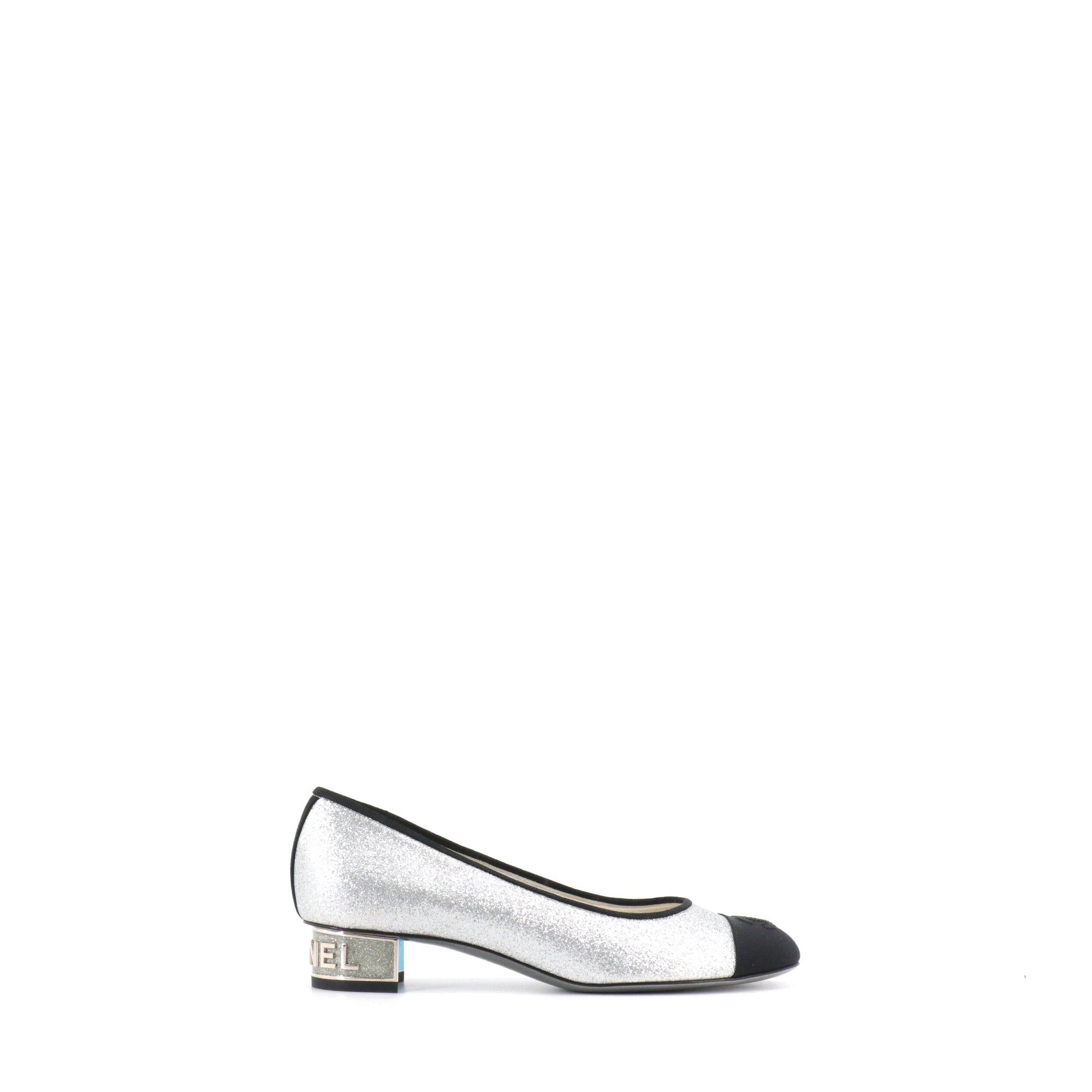 Chanel CHANEL - Chanel ballerinas with silver sequins (T37) Size US 6 / IT 36 - 2 Thumbnail