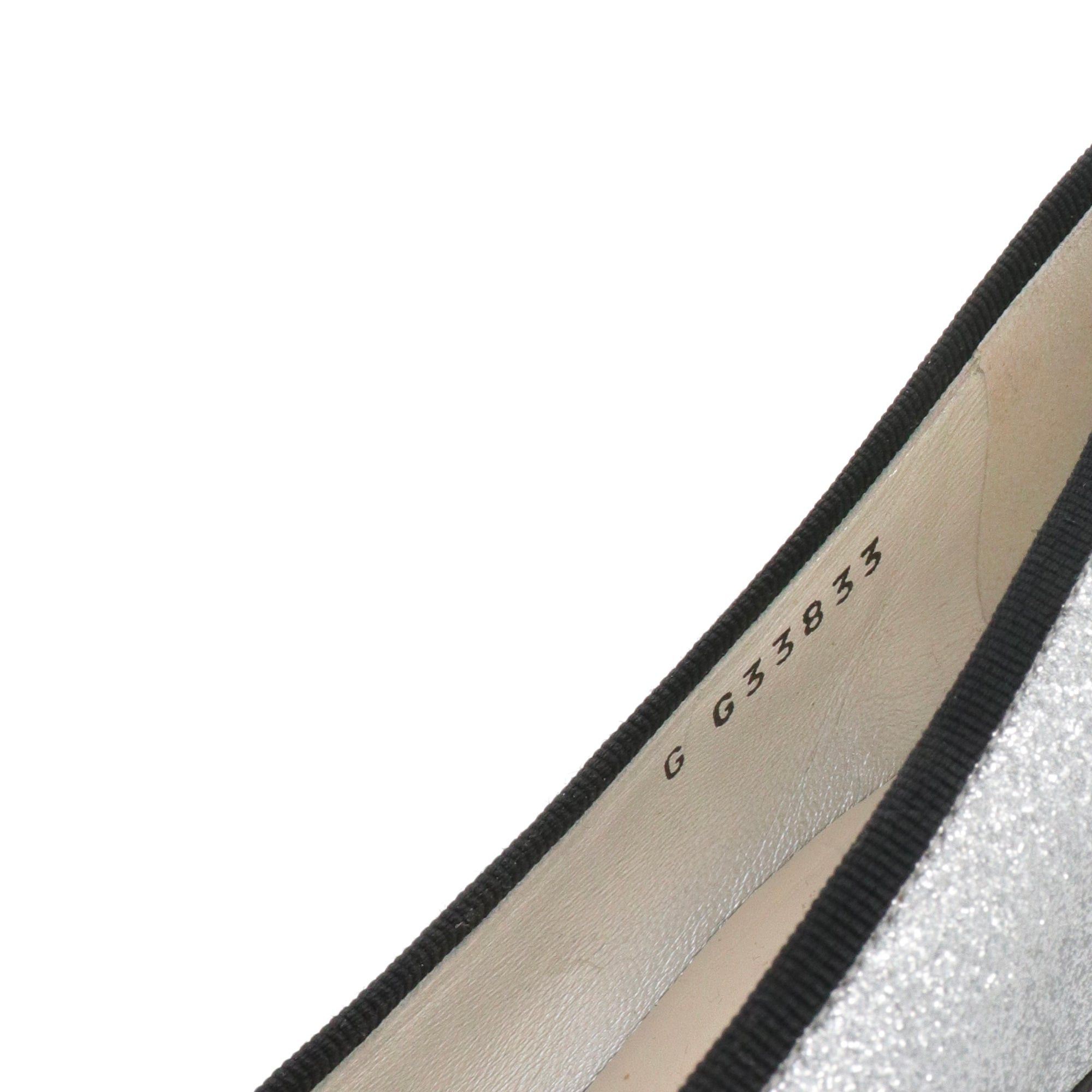 Chanel CHANEL - Chanel ballerinas with silver sequins (T37) Size US 6 / IT 36 - 6 Thumbnail