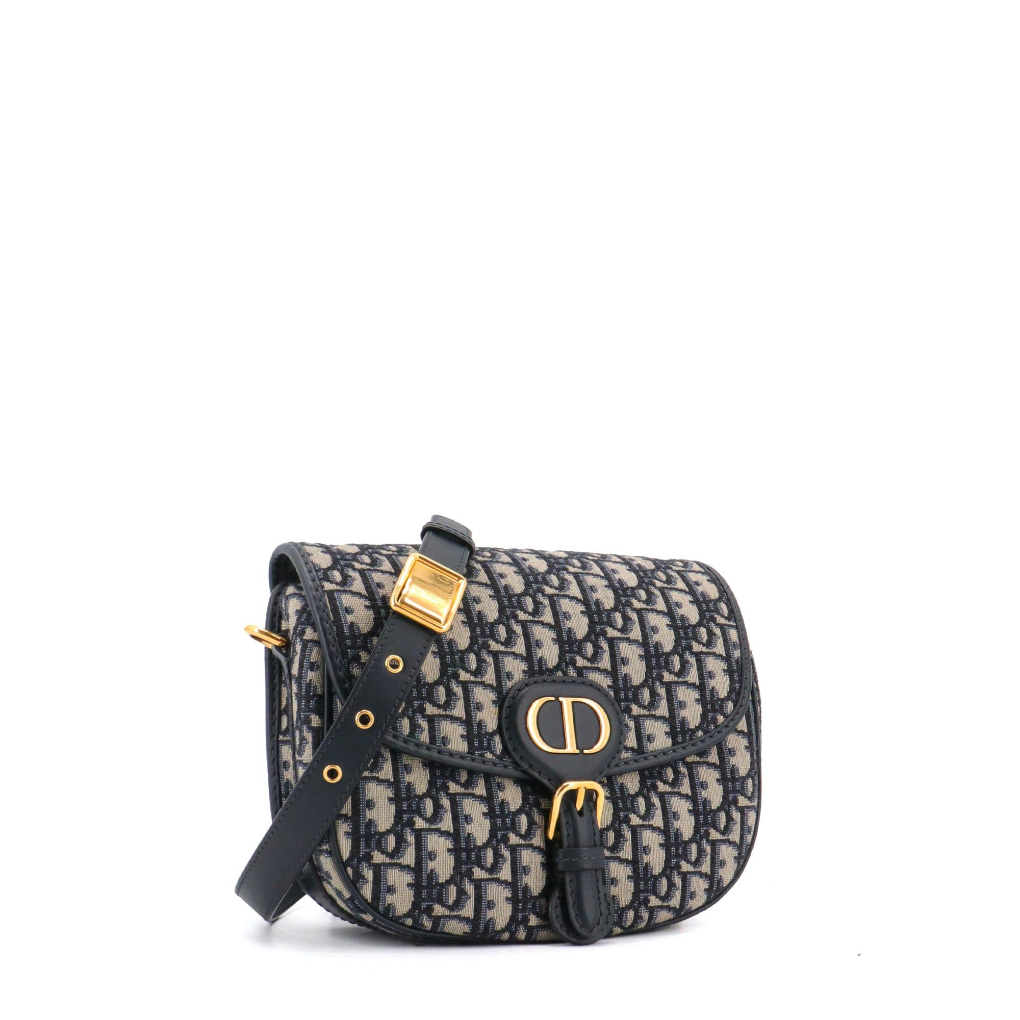 Dior DIOR - Bobby Dior shoulder bag in navy blue Dior oblique canvas Size ONE SIZE - 2 Thumbnail