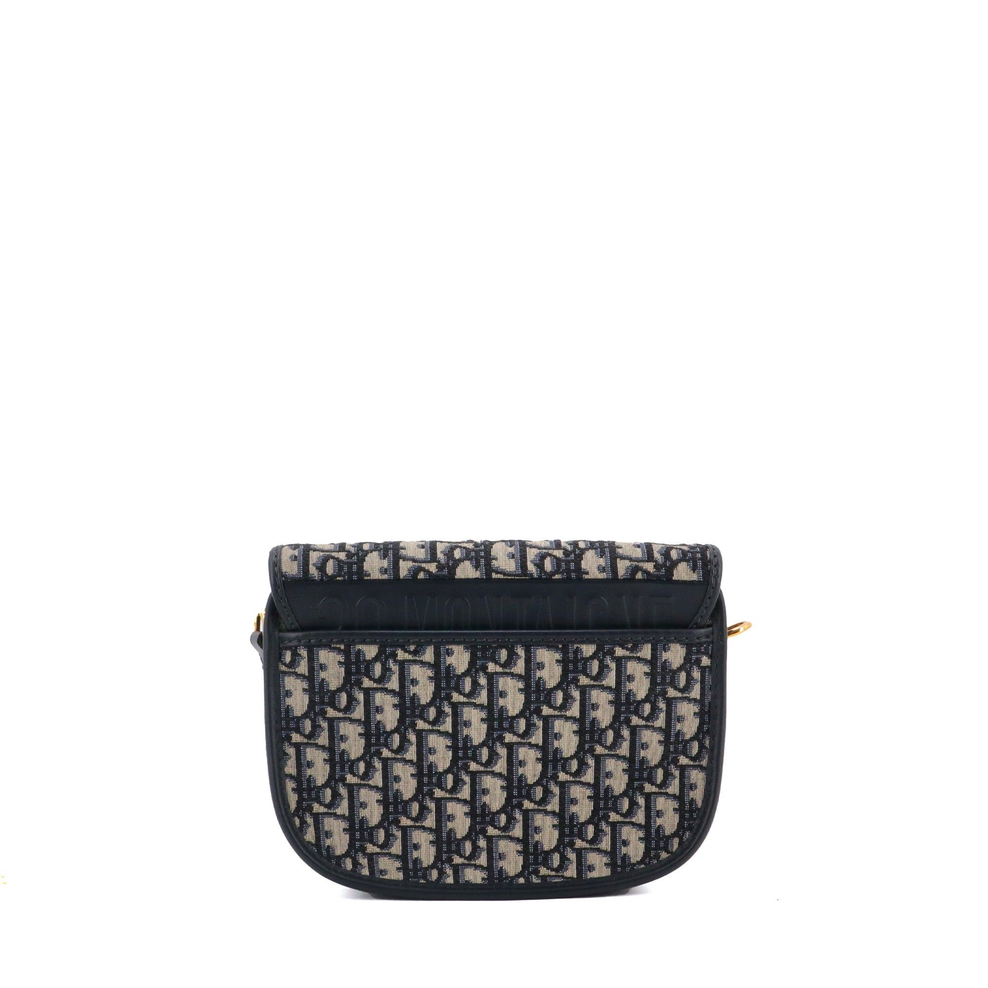 Dior DIOR - Bobby Dior shoulder bag in navy blue Dior oblique canvas Size ONE SIZE - 3 Thumbnail