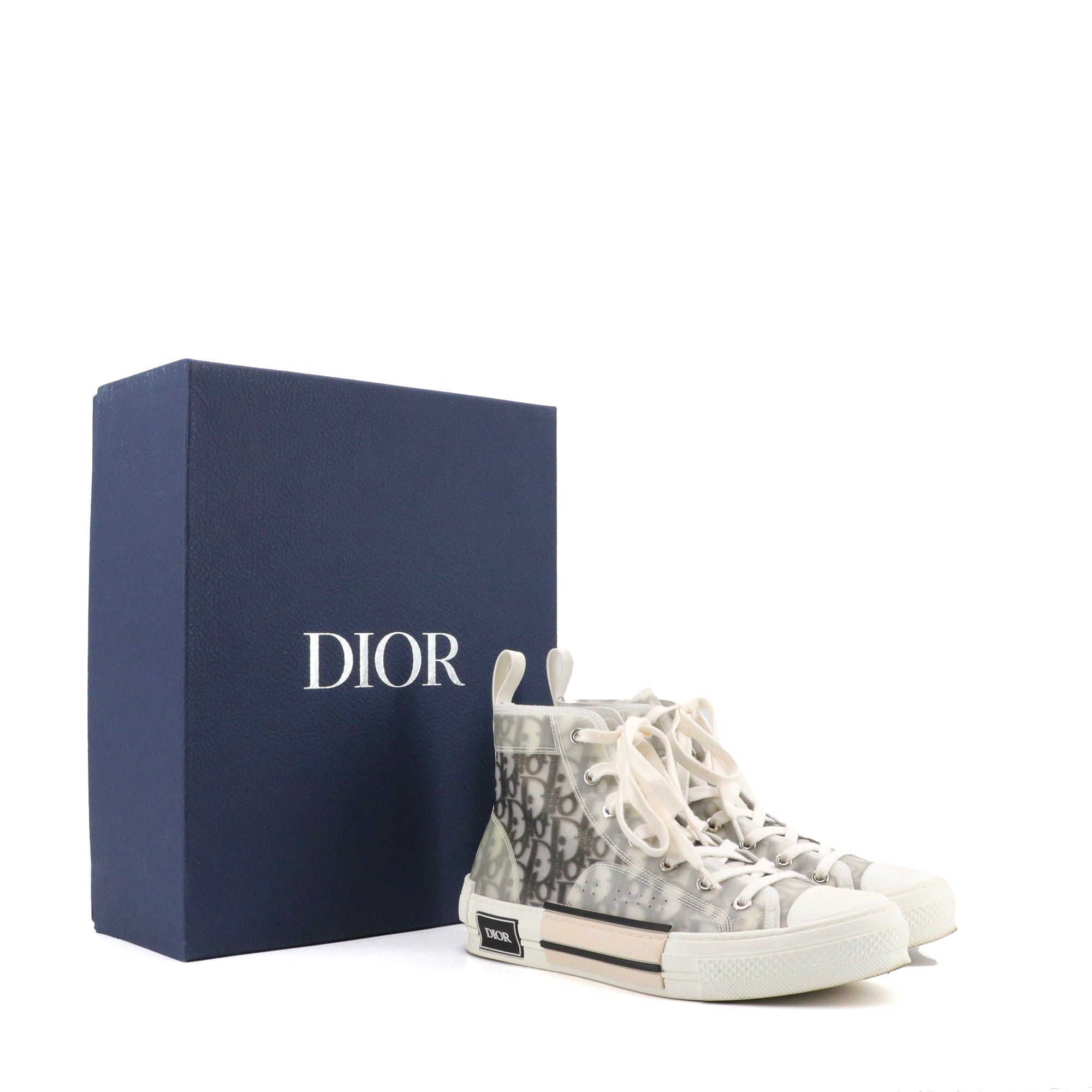 Dior DIOR - B23 Dior Haute sneakers in oblique canvas (T40.5) Size US 9.5 / IT 39.5 - 7 Thumbnail