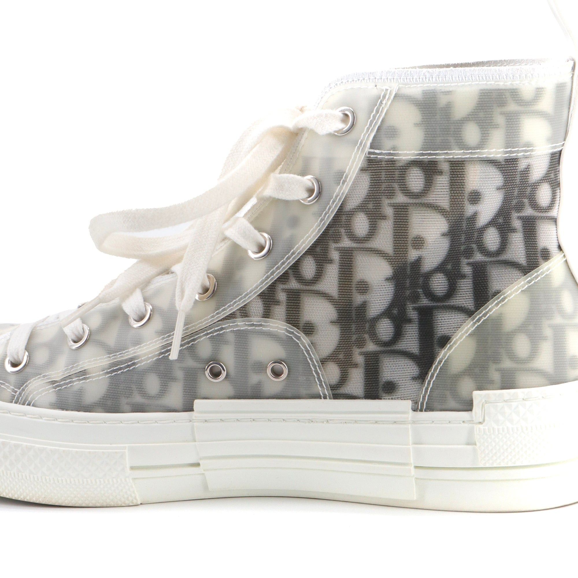 Dior DIOR - B23 Dior Haute sneakers in oblique canvas (T40.5) Size US 9.5 / IT 39.5 - 6 Thumbnail