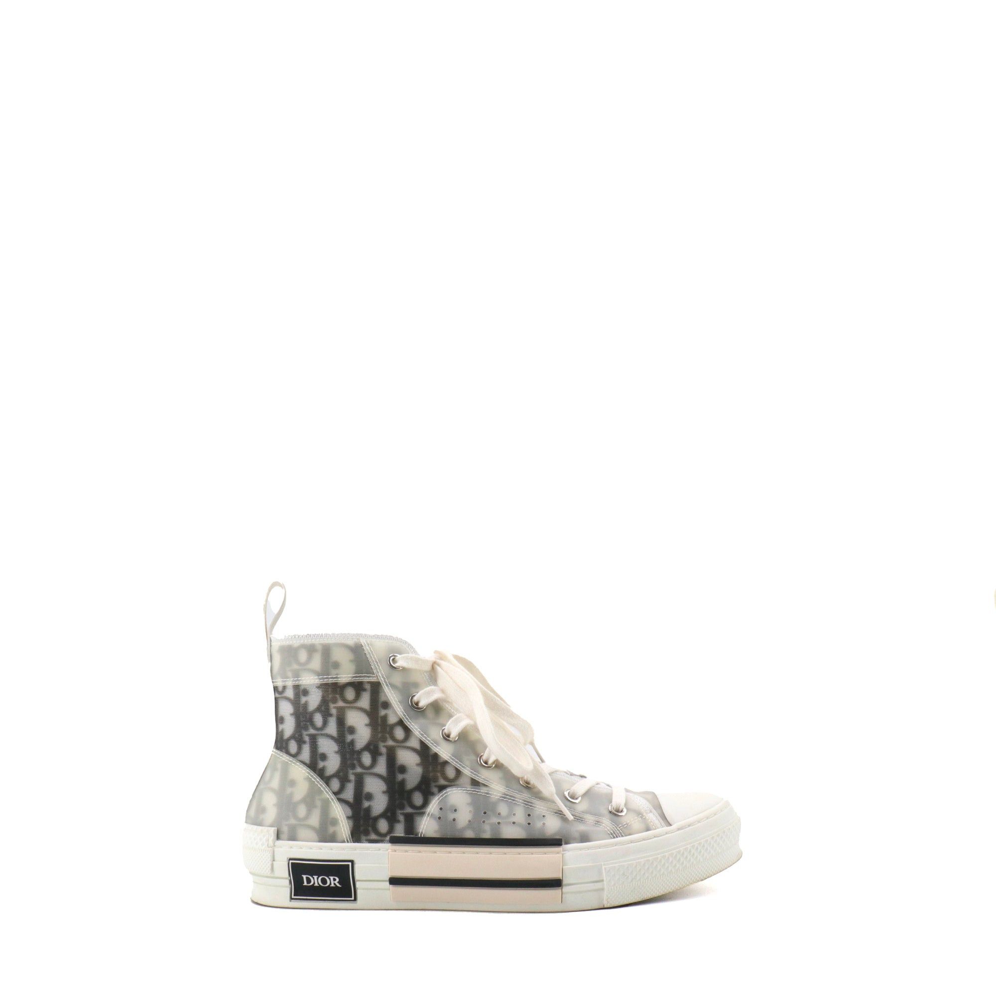 Dior DIOR - B23 Dior Haute sneakers in oblique canvas (T40.5) Size US 9.5 / IT 39.5 - 2 Thumbnail