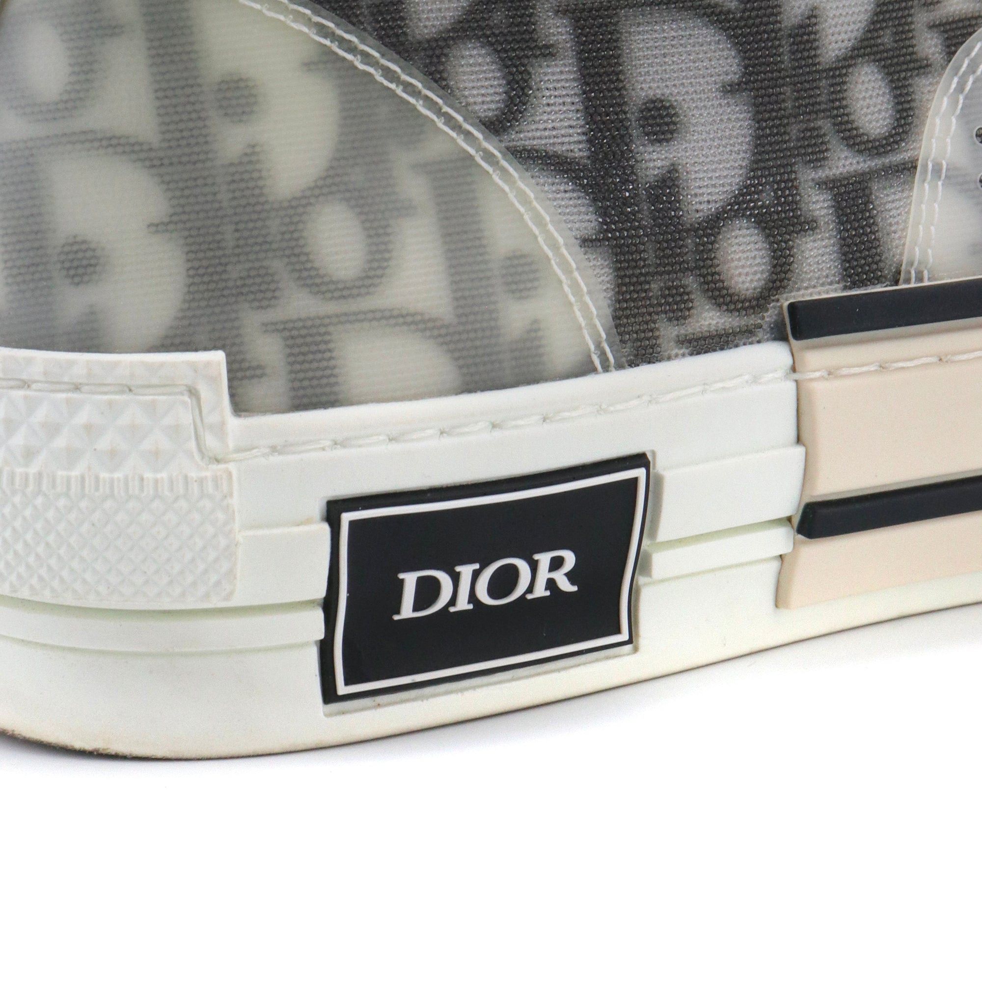 Dior DIOR - B23 Dior Haute sneakers in oblique canvas (T40.5) Size US 9.5 / IT 39.5 - 4 Thumbnail