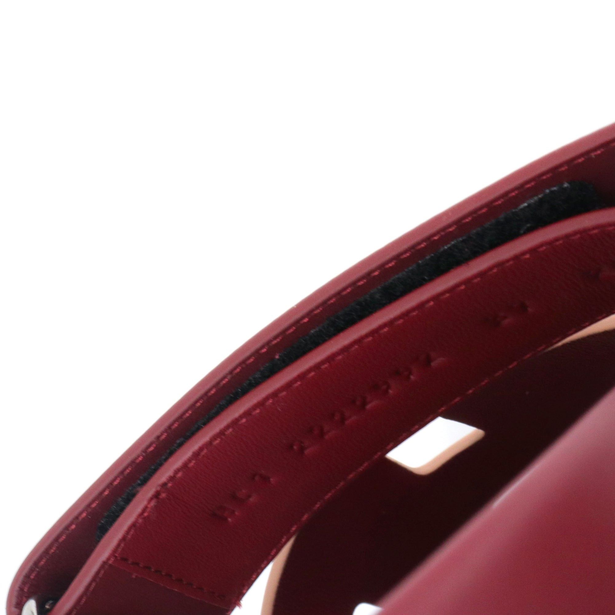 Hermes HERMÈS - Chypre Hermès sandals in burgundy and nude leather Size US 6 / IT 36 - 6 Thumbnail