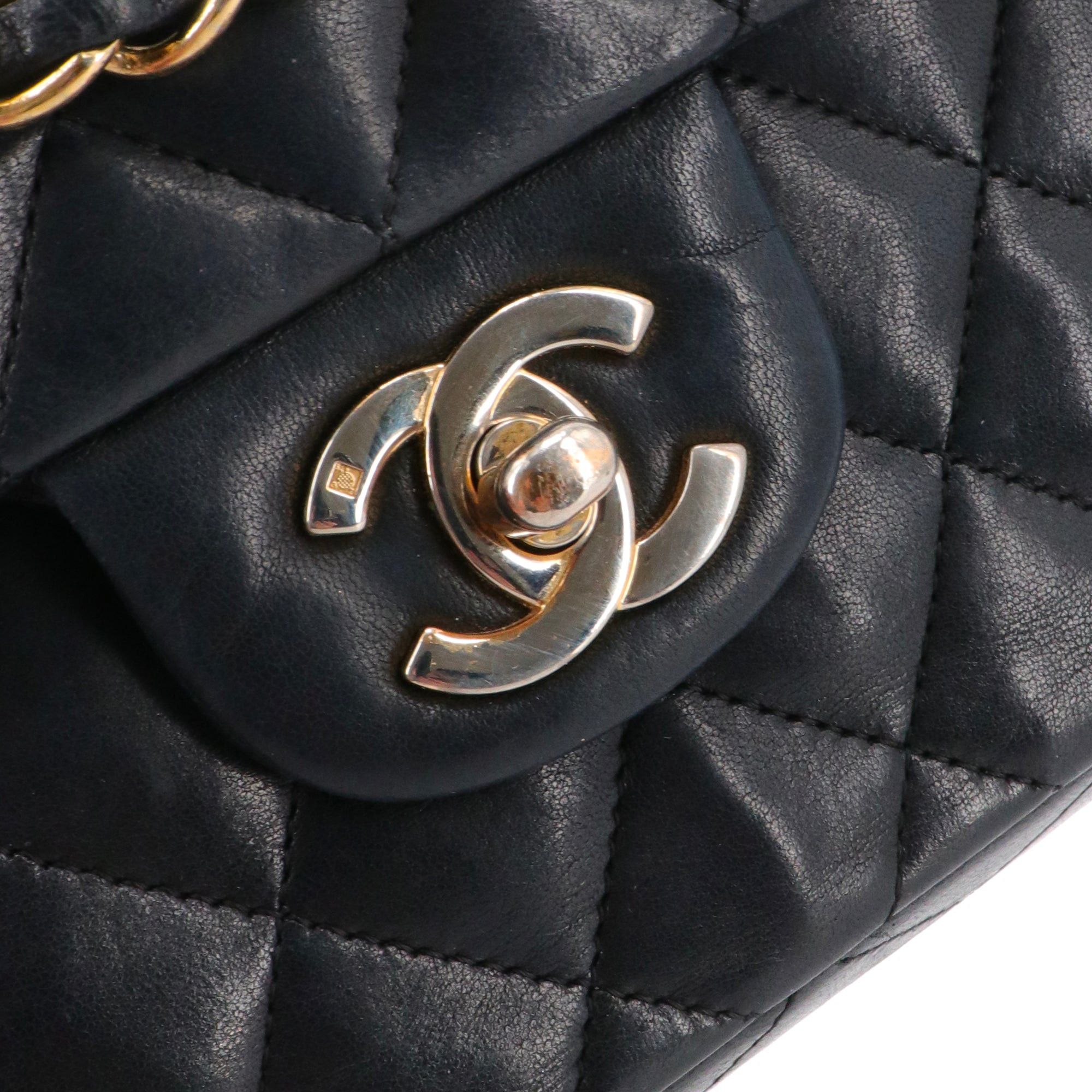 Chanel CHANEL - Classique/Timeless 23 Chanel double flap handbag in black quilted leather Size ONE SIZE - 3 Thumbnail