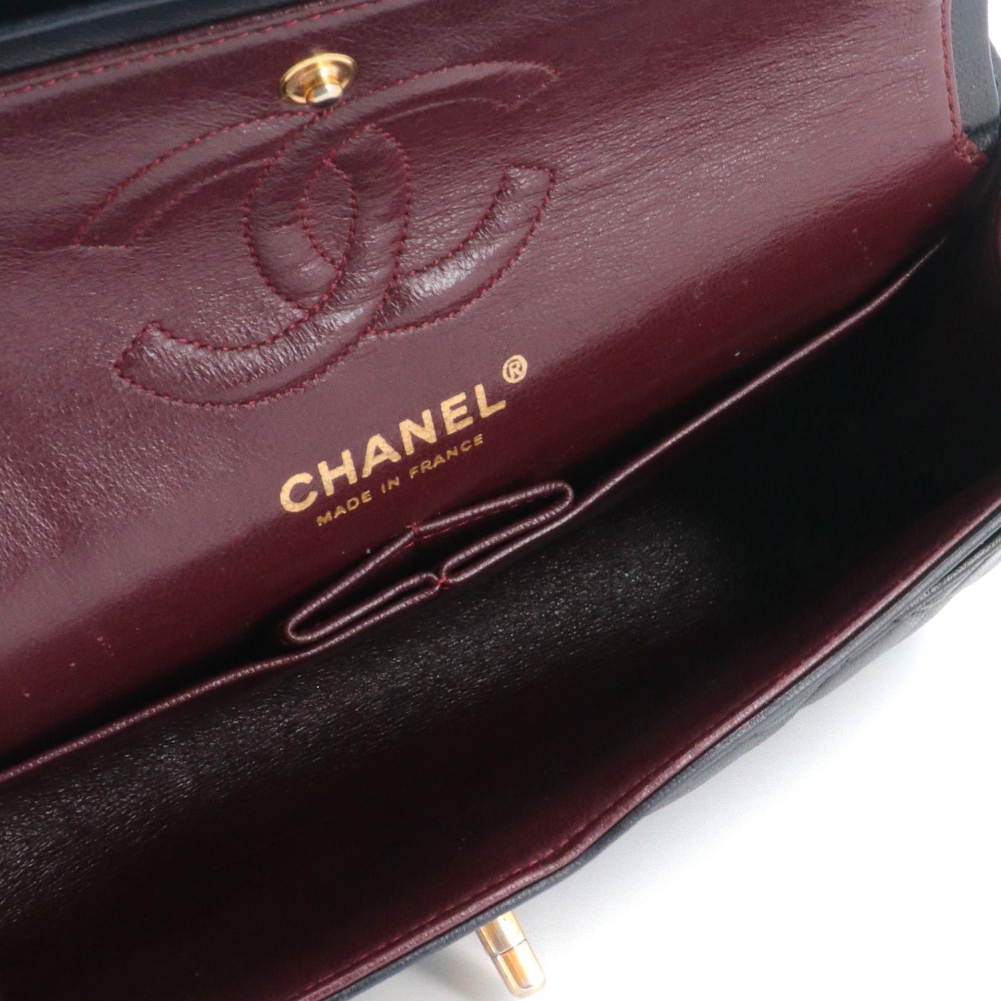 Chanel CHANEL - Classique/Timeless 23 Chanel double flap handbag in black quilted leather Size ONE SIZE - 10 Thumbnail
