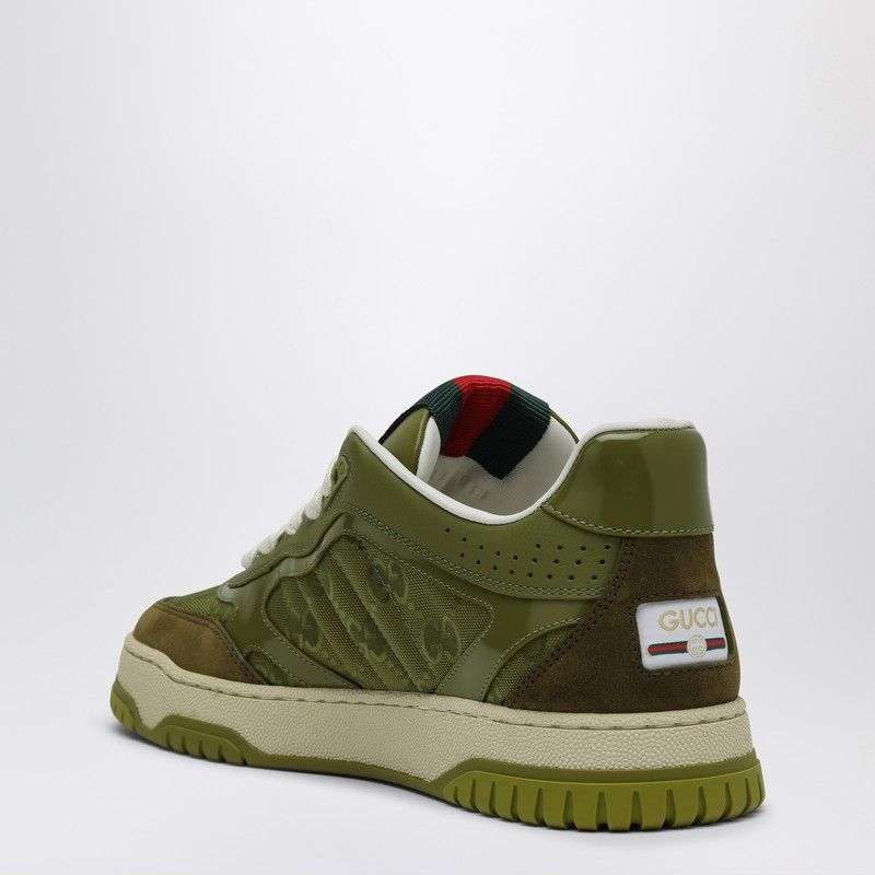 Gucci Gucci Re-Web Sneakers In Green Gg Fabric Size US 9 / IT 39 - 2 Thumbnail