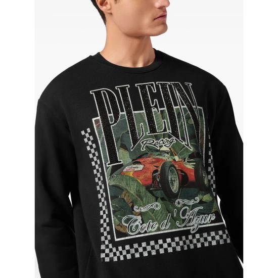 Philipp Plein PHILIPP PLEIN Men Tops MJO1365 PTE003N 02 BLACK Size US L / EU 52-54 / 3 - 2 Thumbnail