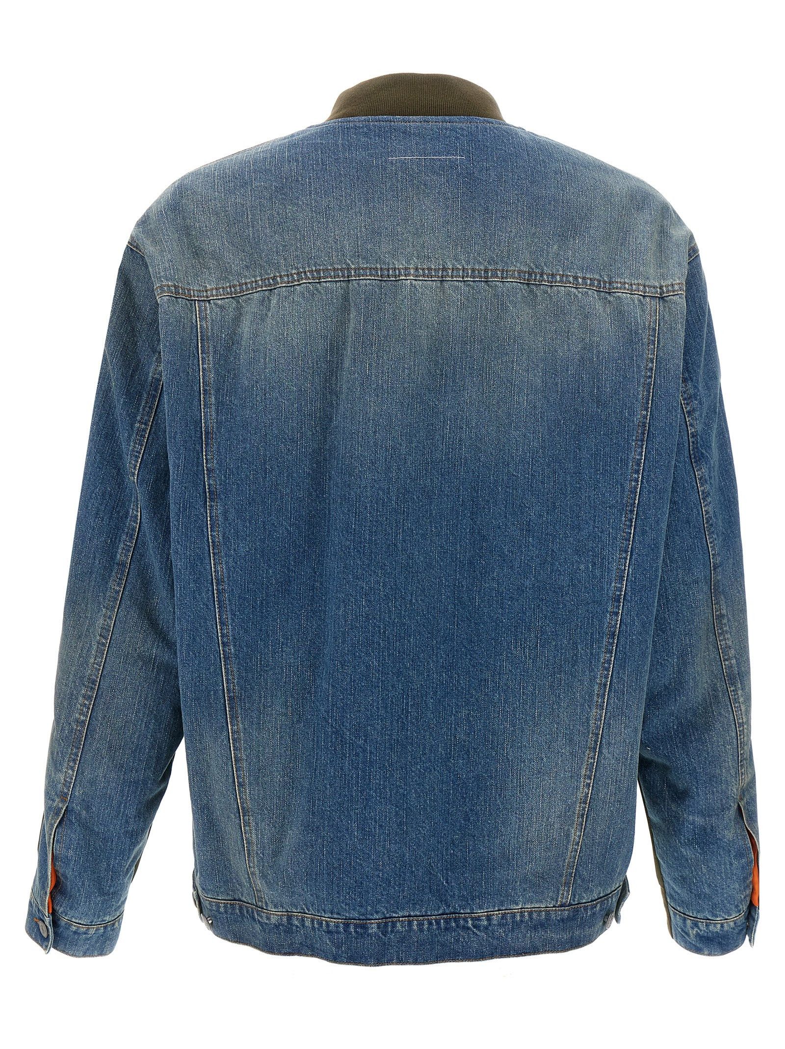 Maison Margiela Bimaterial Bomber Jacket Size US M / EU 48-50 / 2 - 2 Thumbnail