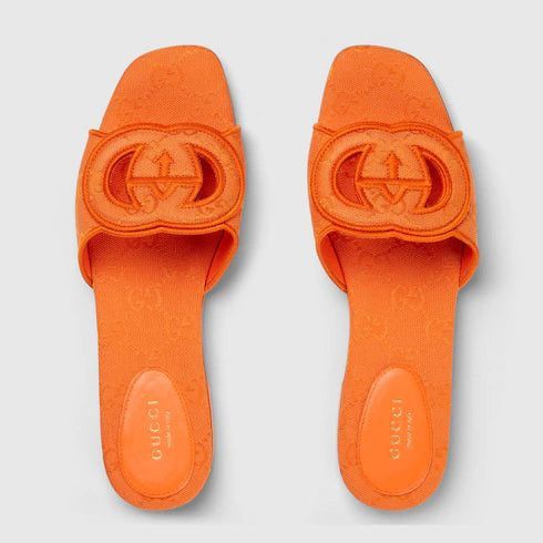 Gucci Women's Interlocking G slide sandal Size US 12 / IT 42 - 2 Thumbnail