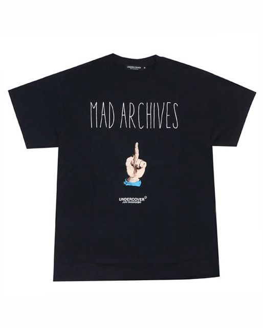 Undercover Mad Archives Black T-Shirt **FINAL DROP** Size US L / EU 52-54 / 3 - 3 Thumbnail