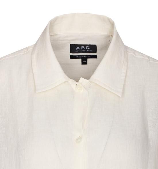 A.P.C. A.P.C. Women Shirts LIAEK F12440 AAC White Size S / US 4 / IT 40 - 4 Thumbnail