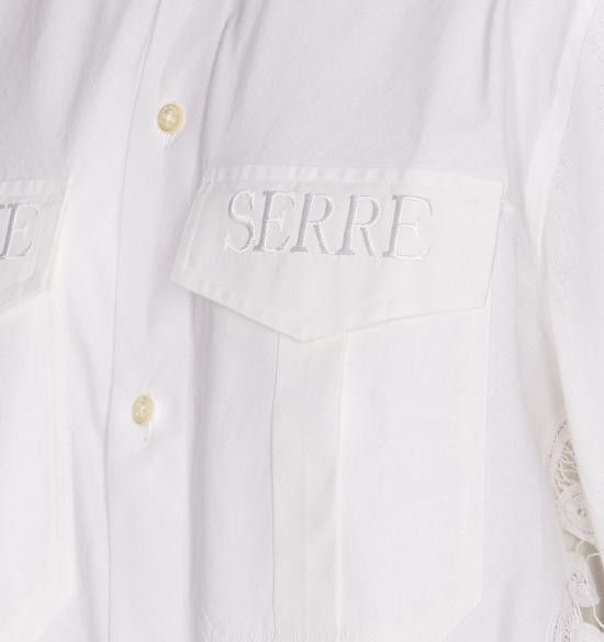 Marine Serre MARINE SERRE Women Shirts USI022A WH20 White Size S / US 4 / IT 40 - 3 Thumbnail