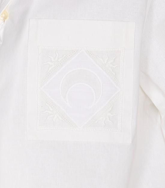Marine Serre MARINE SERRE Women Shirts USI016A WH10 White Size M / US 6-8 / IT 42-44 - 3 Thumbnail