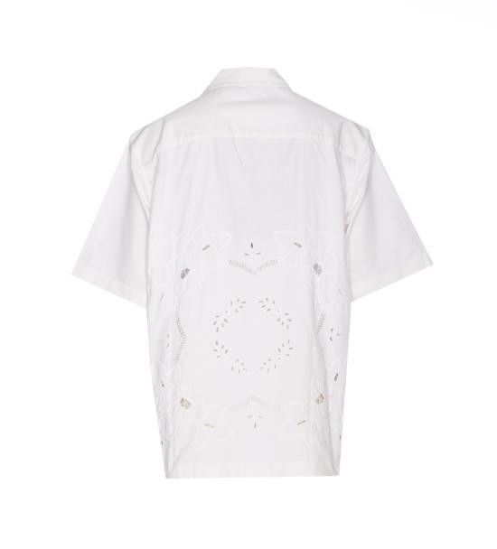 Marine Serre MARINE SERRE Women Shirts USI016A WH10 White Size XS / US 0-2 / IT 36-38 - 2 Thumbnail