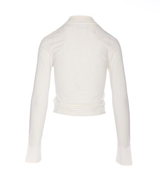 Courreges COURREGES Women Polo Shirts 225JPO048JS0193 0001 White Size S / US 4 / IT 40 - 2 Thumbnail
