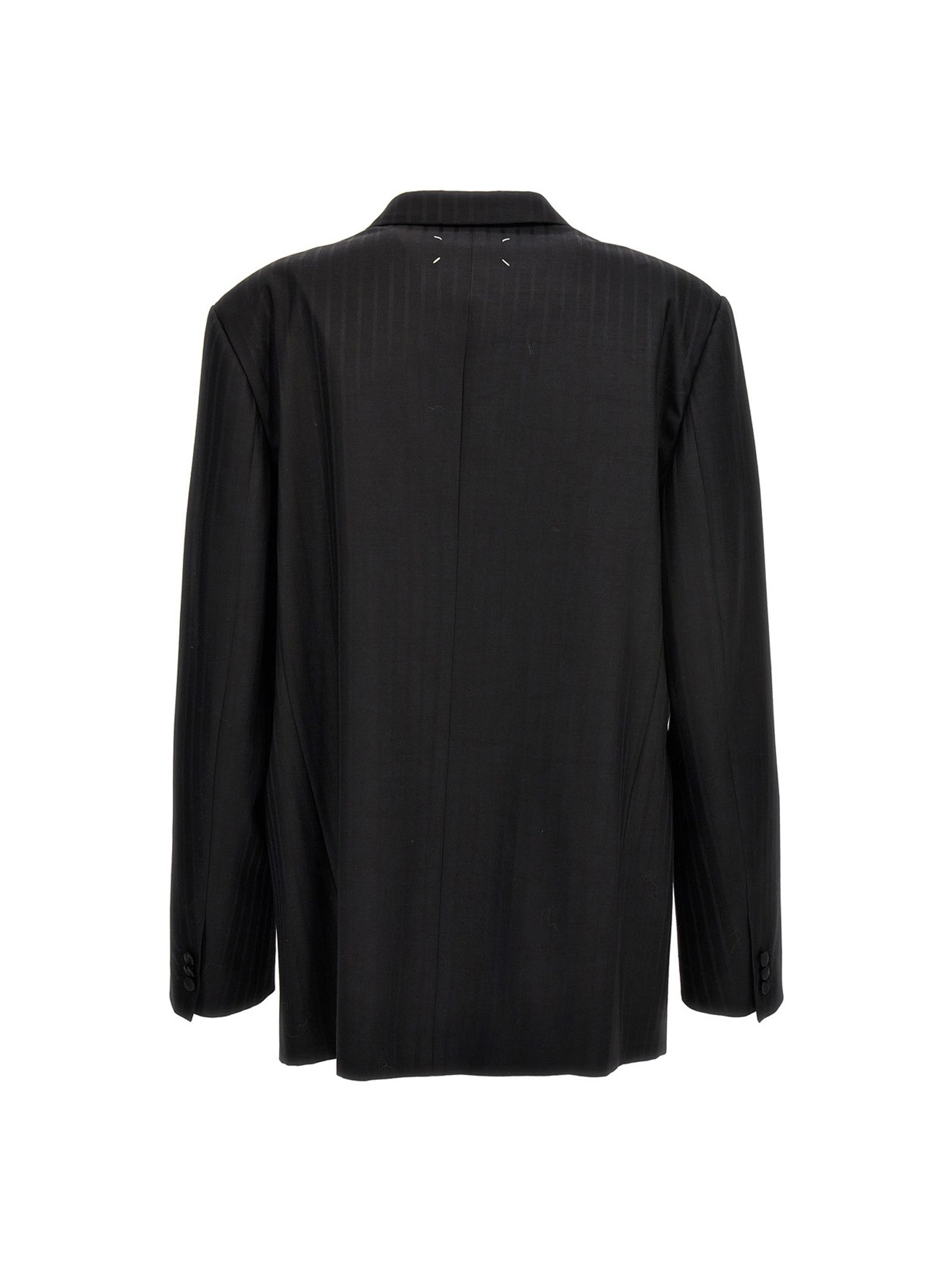 Maison Margiela Striped Single Breast Blazer Jacket Size L / US 10 / IT 46 - 2 Thumbnail