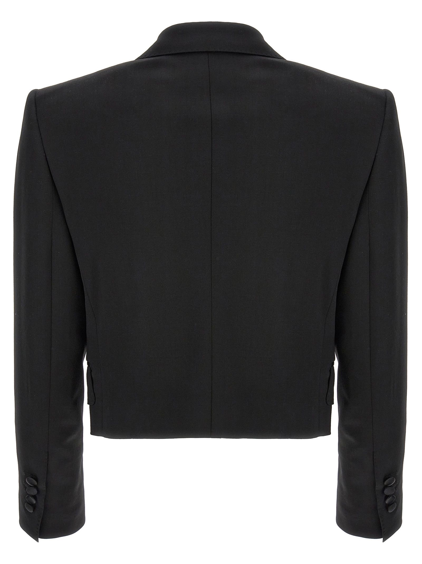 Dolce & Gabbana 'Tuxedo' Crop Blazer Size XS / US 0-2 / IT 36-38 - 2 Thumbnail