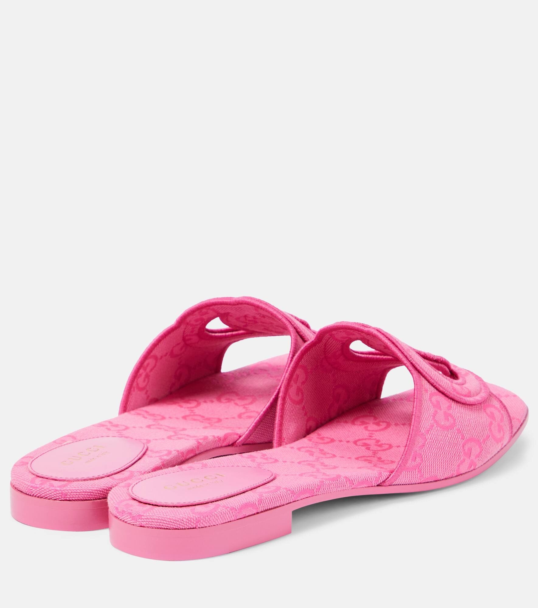 Gucci Women's Interlocking G slide sandal Size US 9 / IT 39 - 3 Thumbnail