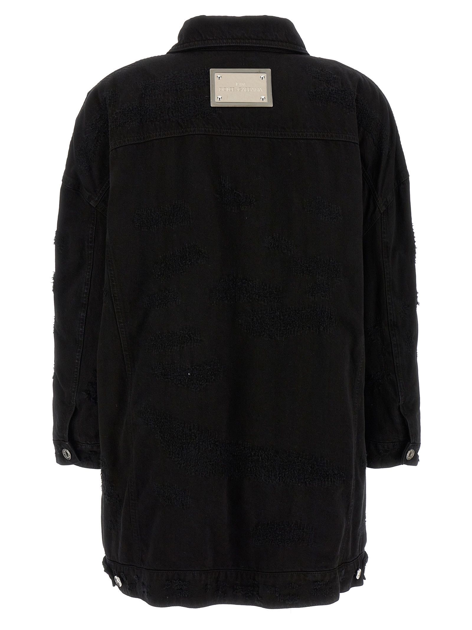 Dolce & Gabbana Denim Long Jacket Size M / US 6-8 / IT 42-44 - 2 Thumbnail