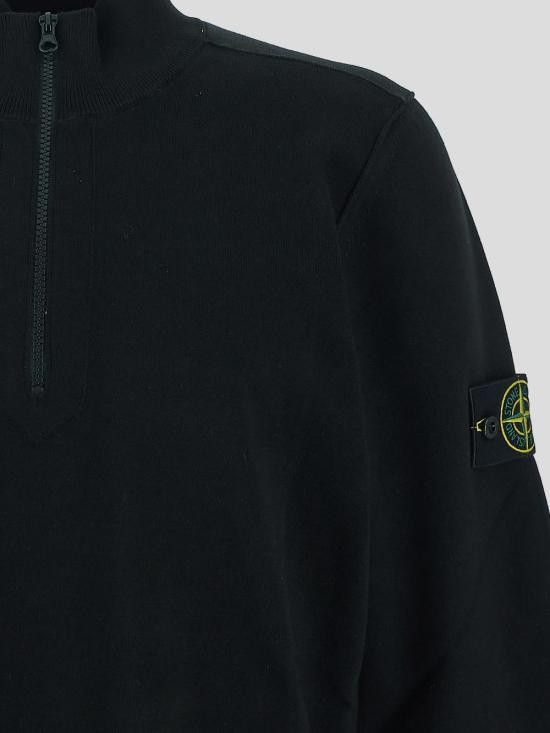 Stone Island STONE ISLAND Men Sweater 5100063 S00B2V0029 Black Size US L / EU 52-54 / 3 - 3 Thumbnail