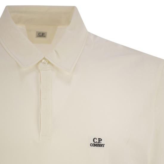 C.P. Company C.P. COMPANY Men Polo Shirts 18CMPL165A WHITE Size US XL / EU 56 / 4 - 4 Thumbnail