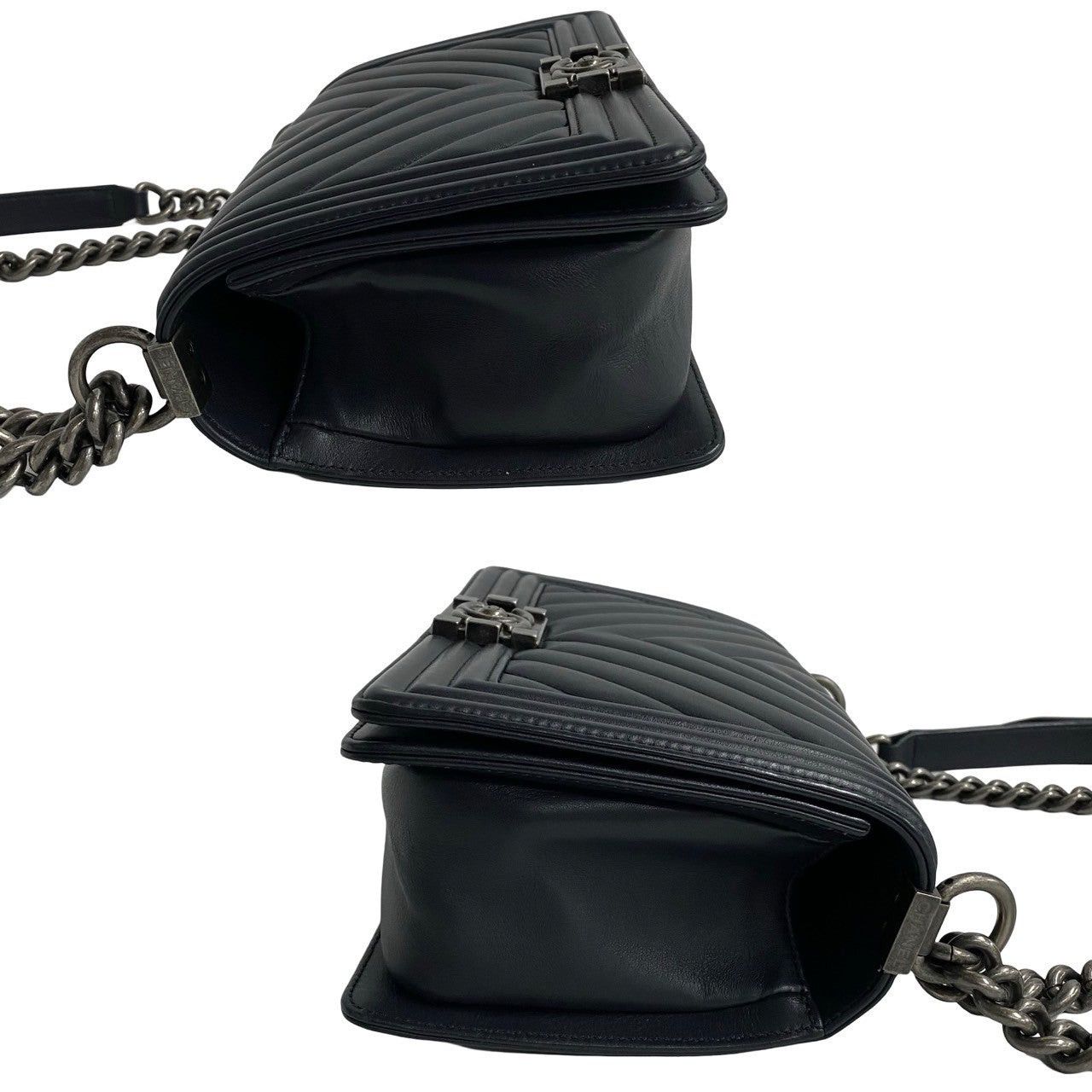 Chanel Chanel Shoulder Bag Blue Leather Size ONE SIZE - 5 Thumbnail