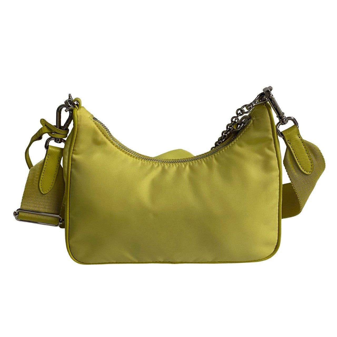 Prada Prada Shoulder Bag Yellow Synthetic Size ONE SIZE - 4 Thumbnail