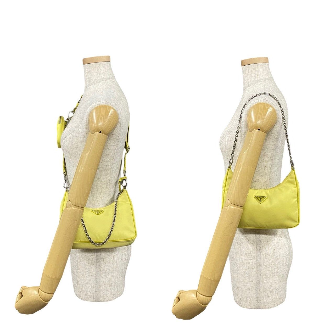 Prada Prada Shoulder Bag Yellow Synthetic Size ONE SIZE - 3 Thumbnail