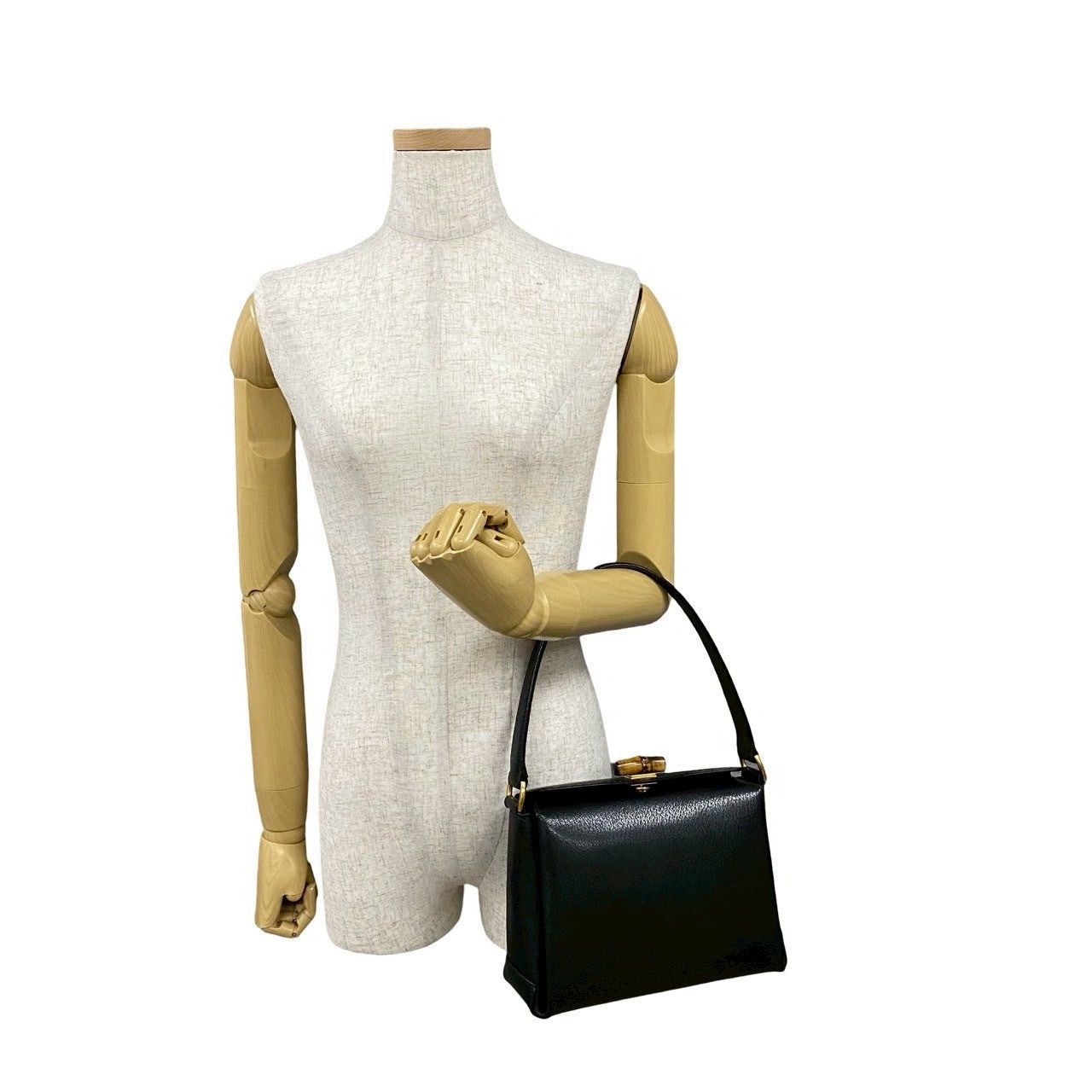 Gucci Gucci Handbag Black Leather Size ONE SIZE - 2 Thumbnail