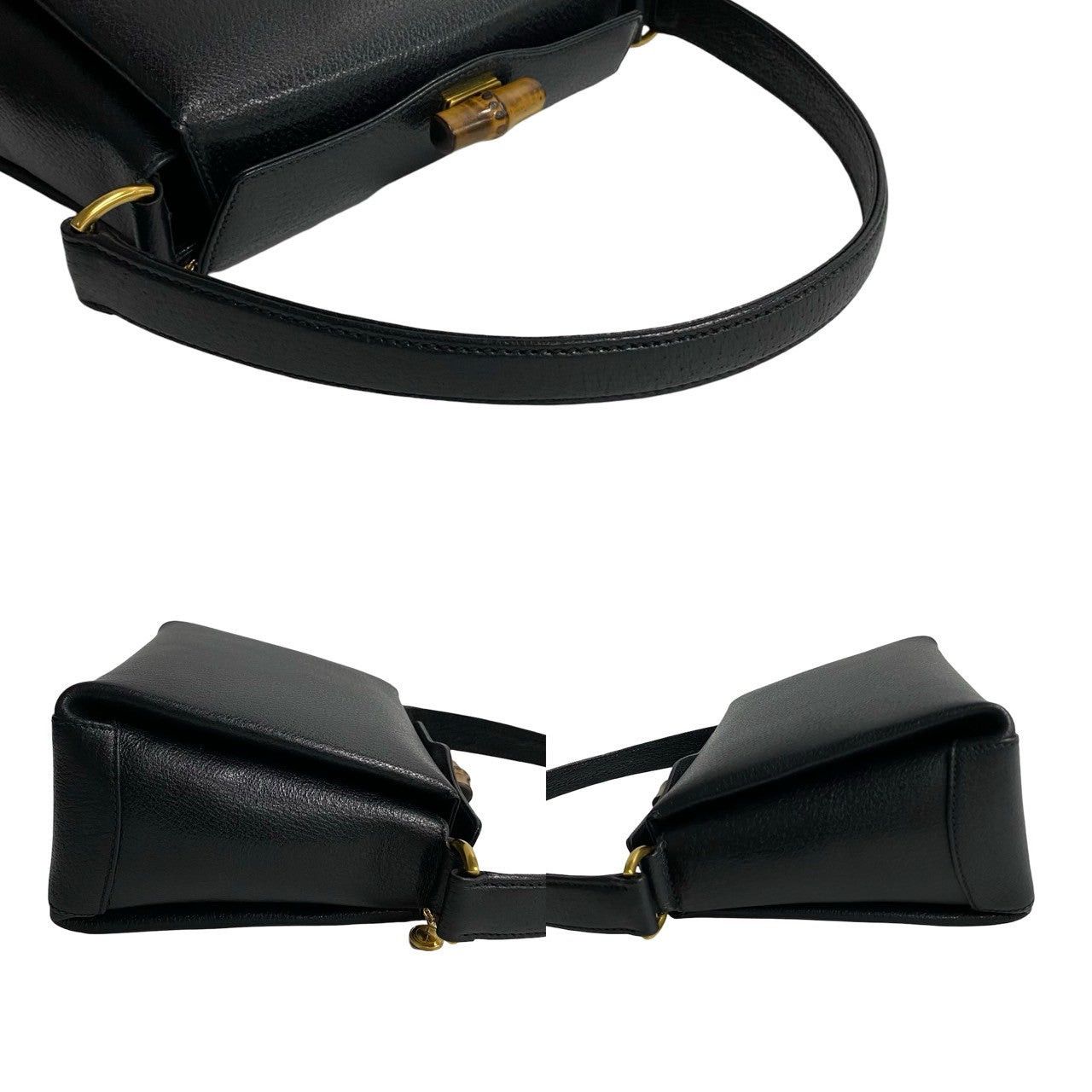 Gucci Gucci Handbag Black Leather Size ONE SIZE - 5 Thumbnail