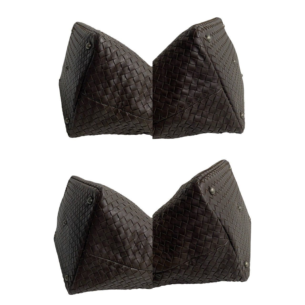 Bottega Veneta Bottega Veneta Handbag Brown Leather Size ONE SIZE - 7 Thumbnail
