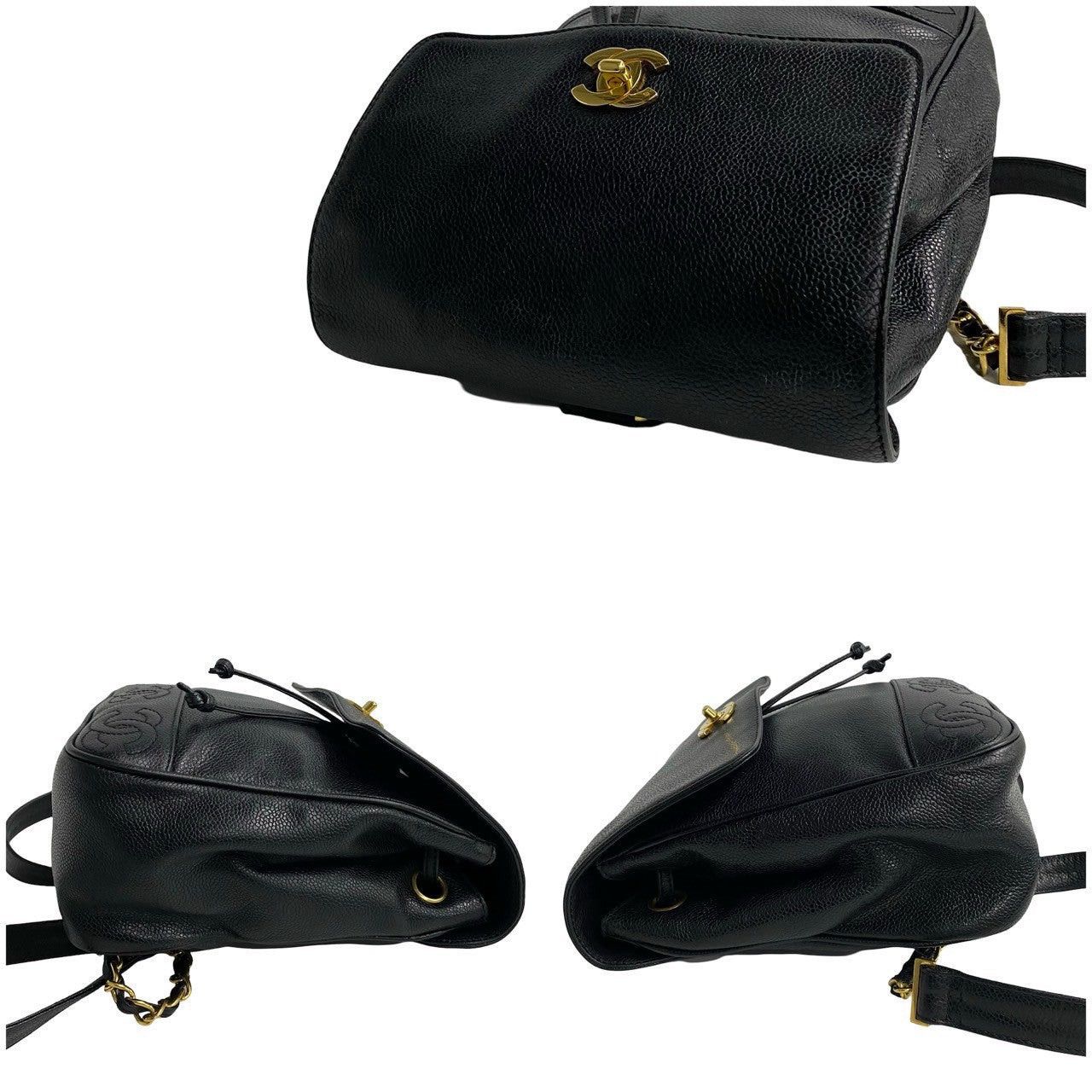 Chanel Chanel Backpack Black Leather Size ONE SIZE - 5 Thumbnail