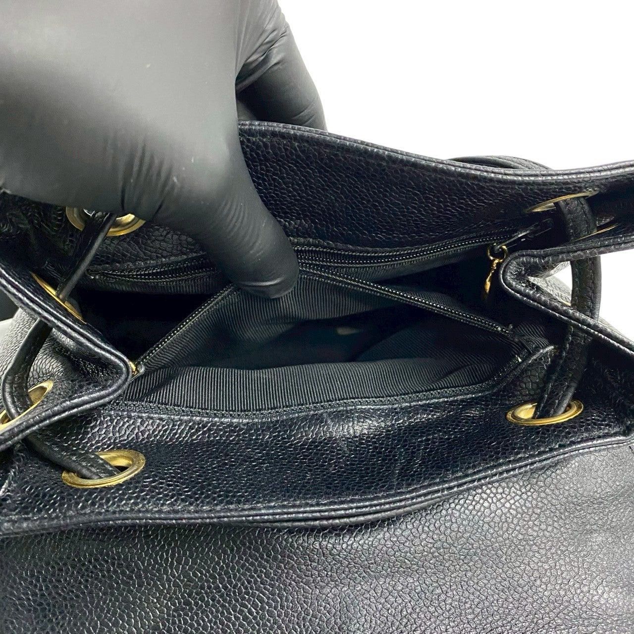 Chanel Chanel Backpack Black Leather Size ONE SIZE - 9 Thumbnail