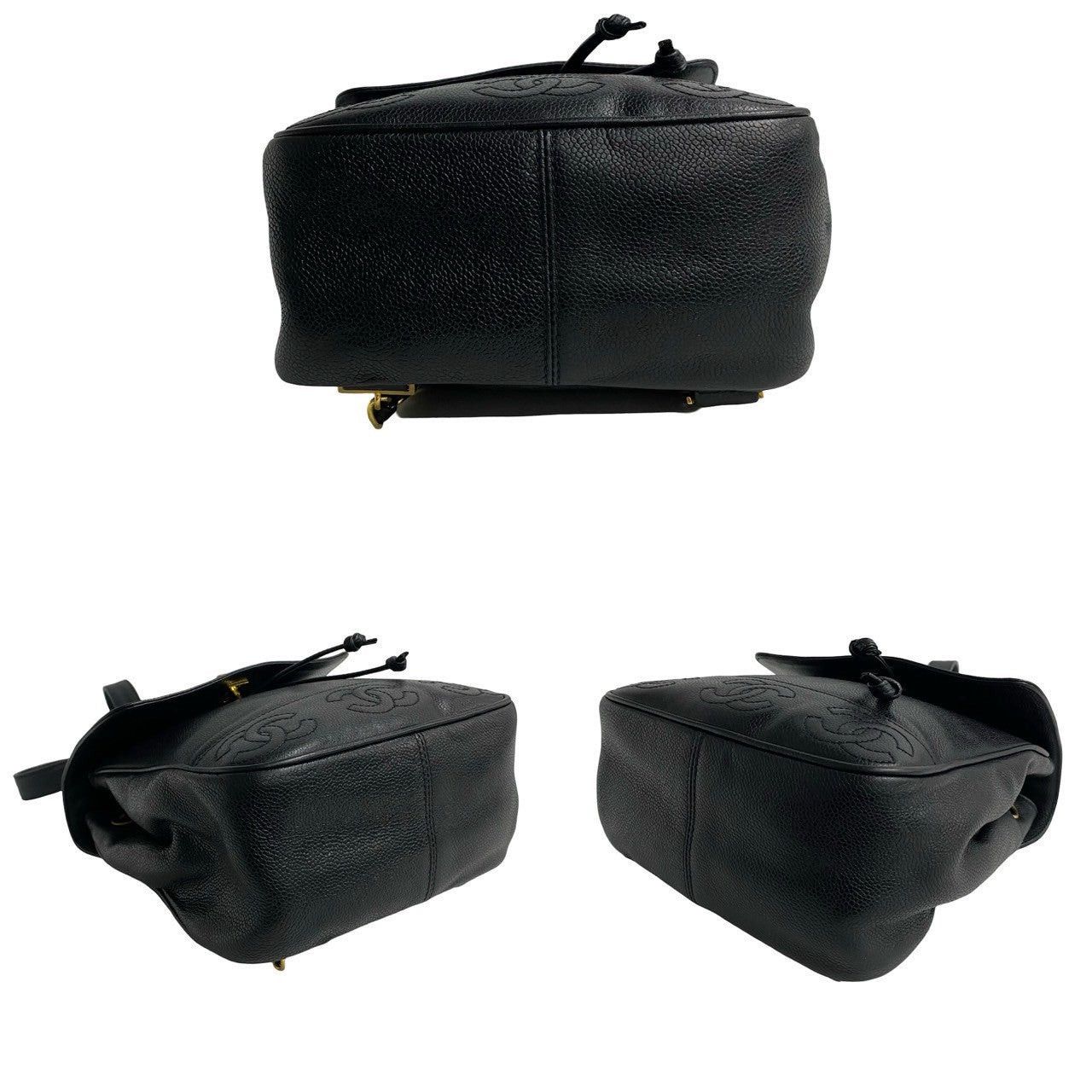 Chanel Chanel Backpack Black Leather Size ONE SIZE - 6 Thumbnail