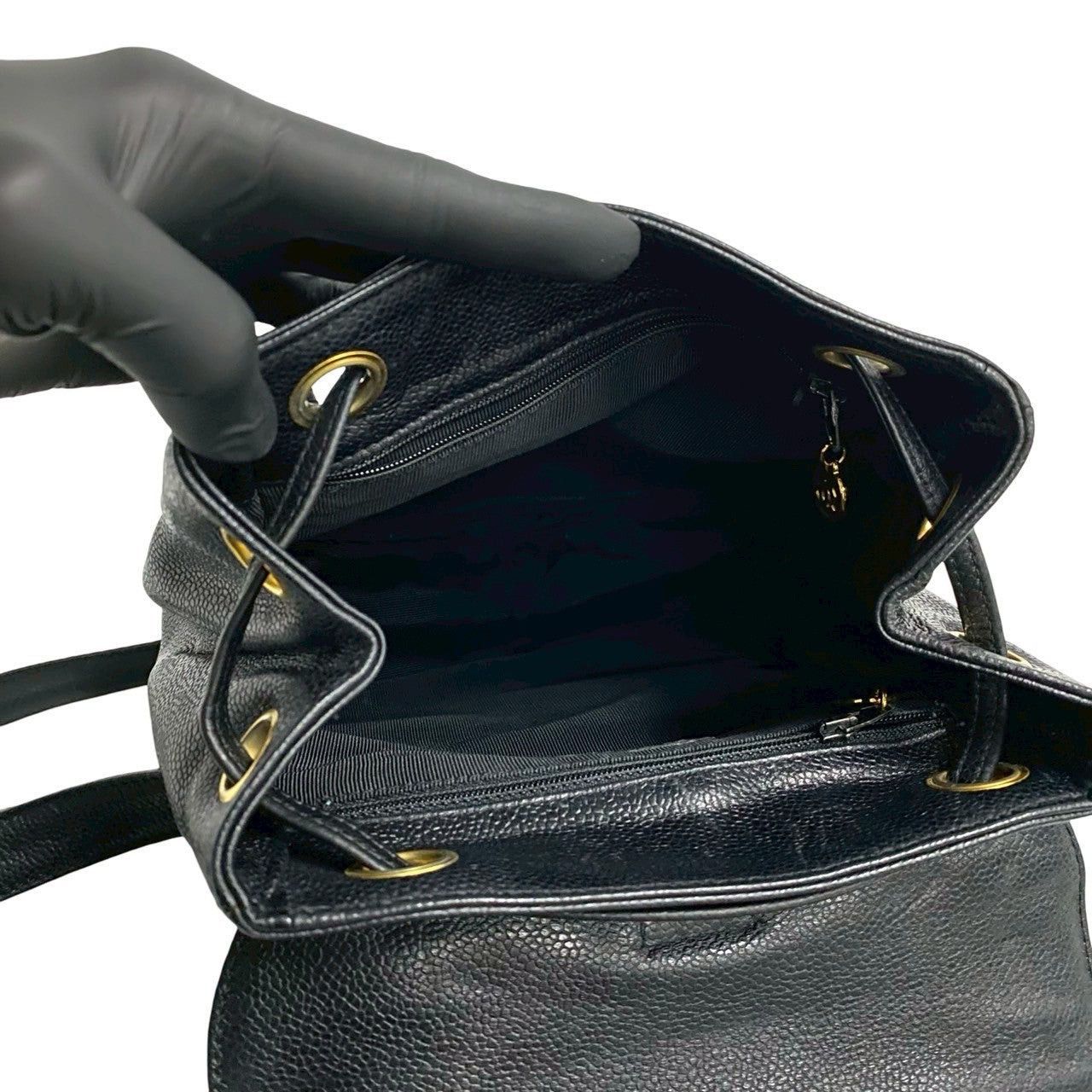 Chanel Chanel Backpack Black Leather Size ONE SIZE - 8 Thumbnail