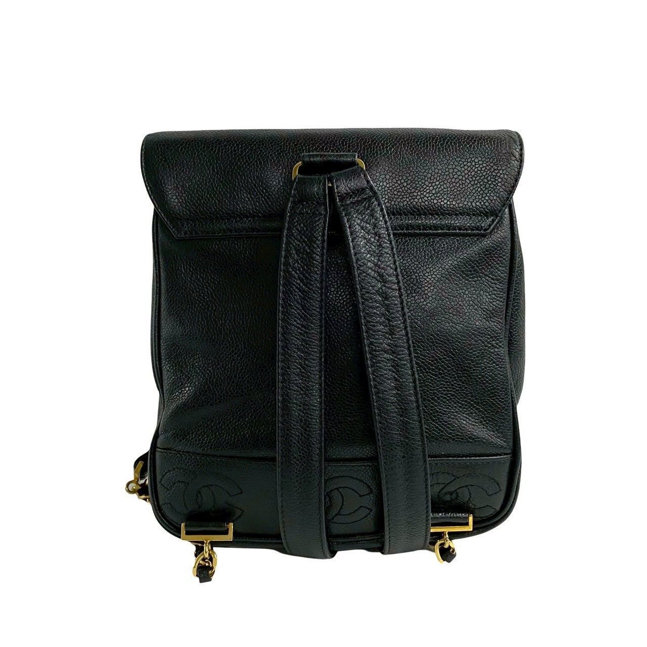Chanel Chanel Backpack Black Leather Size ONE SIZE - 4 Thumbnail