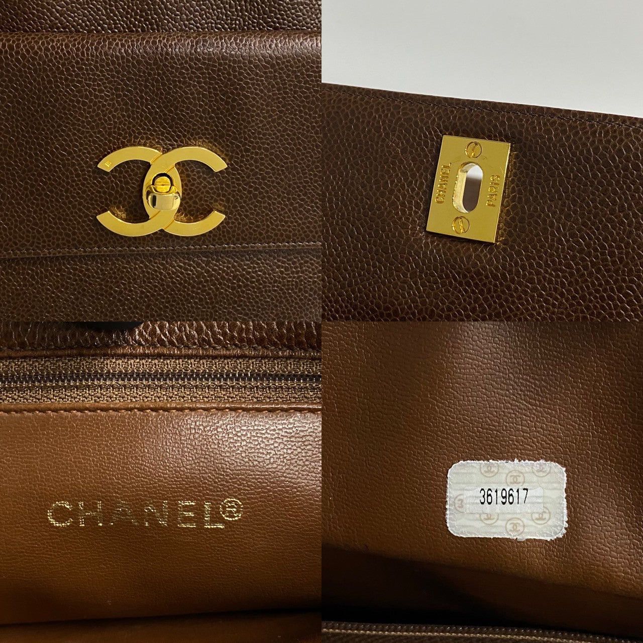 Chanel Chanel Shoulder Bag Brown Leather Size ONE SIZE - 3 Thumbnail