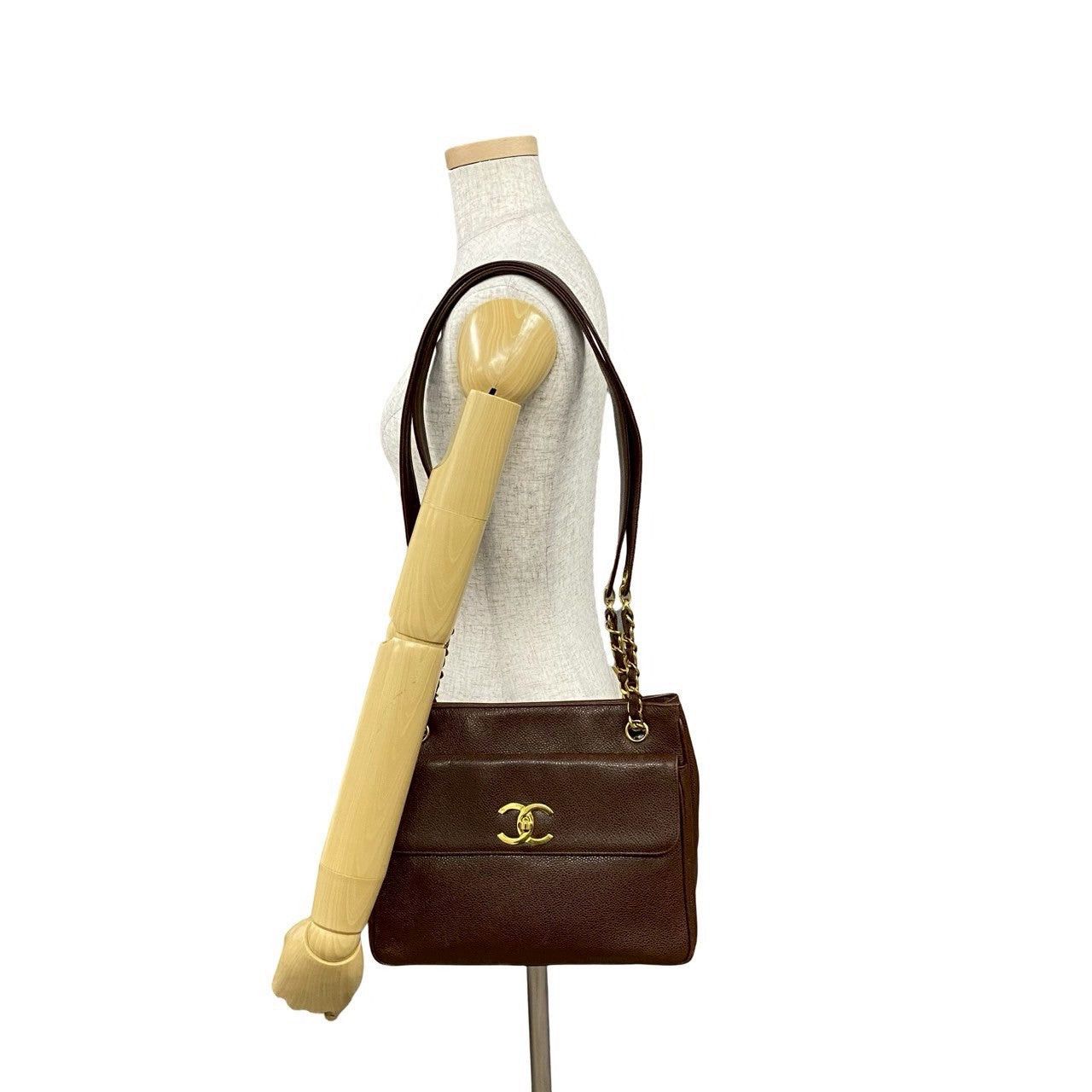 Chanel Chanel Shoulder Bag Brown Leather Size ONE SIZE - 2 Thumbnail