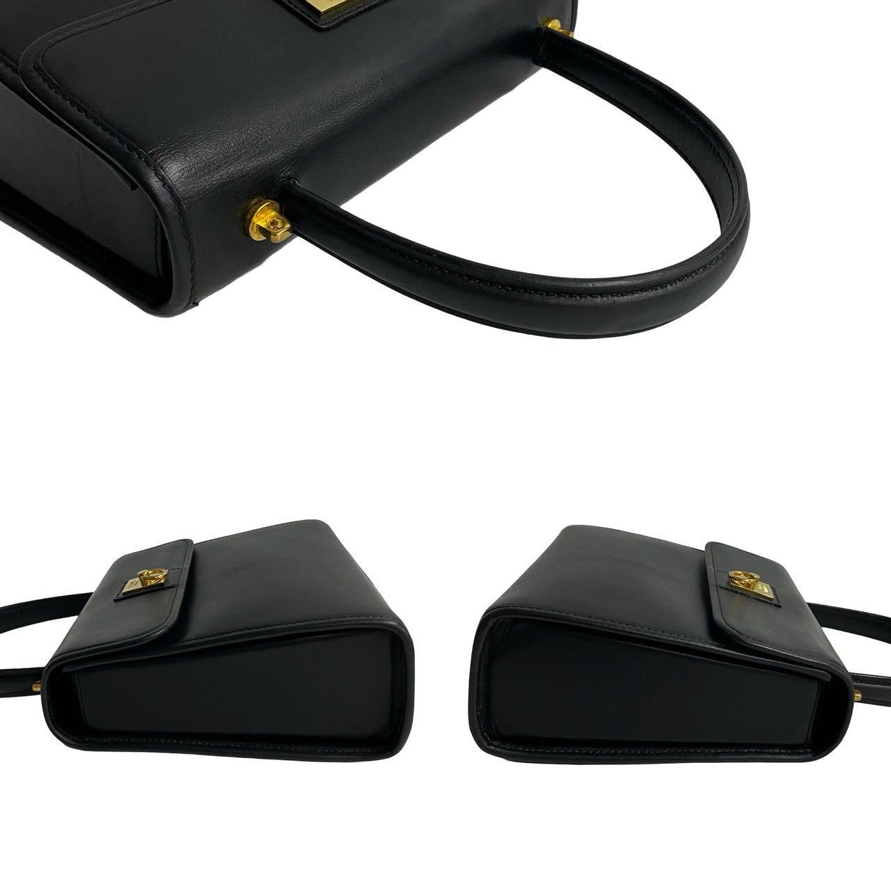 Celine Celine Handbag Black Leather Size ONE SIZE - 5 Thumbnail