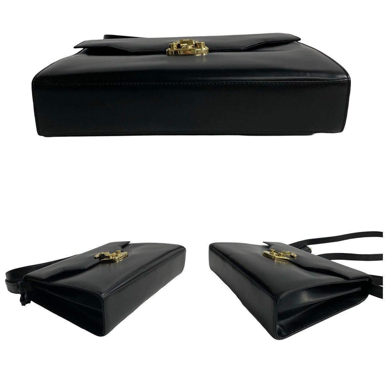 Gucci Gucci Shoulder Bag Black Leather Size ONE SIZE - 6 Thumbnail