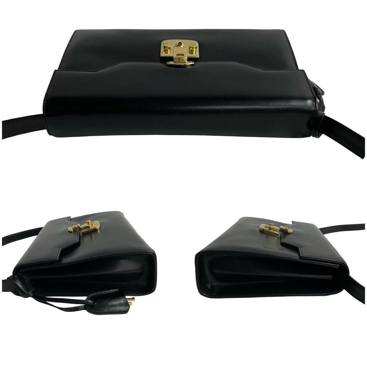 Gucci Gucci Shoulder Bag Black Leather Size ONE SIZE - 5 Thumbnail