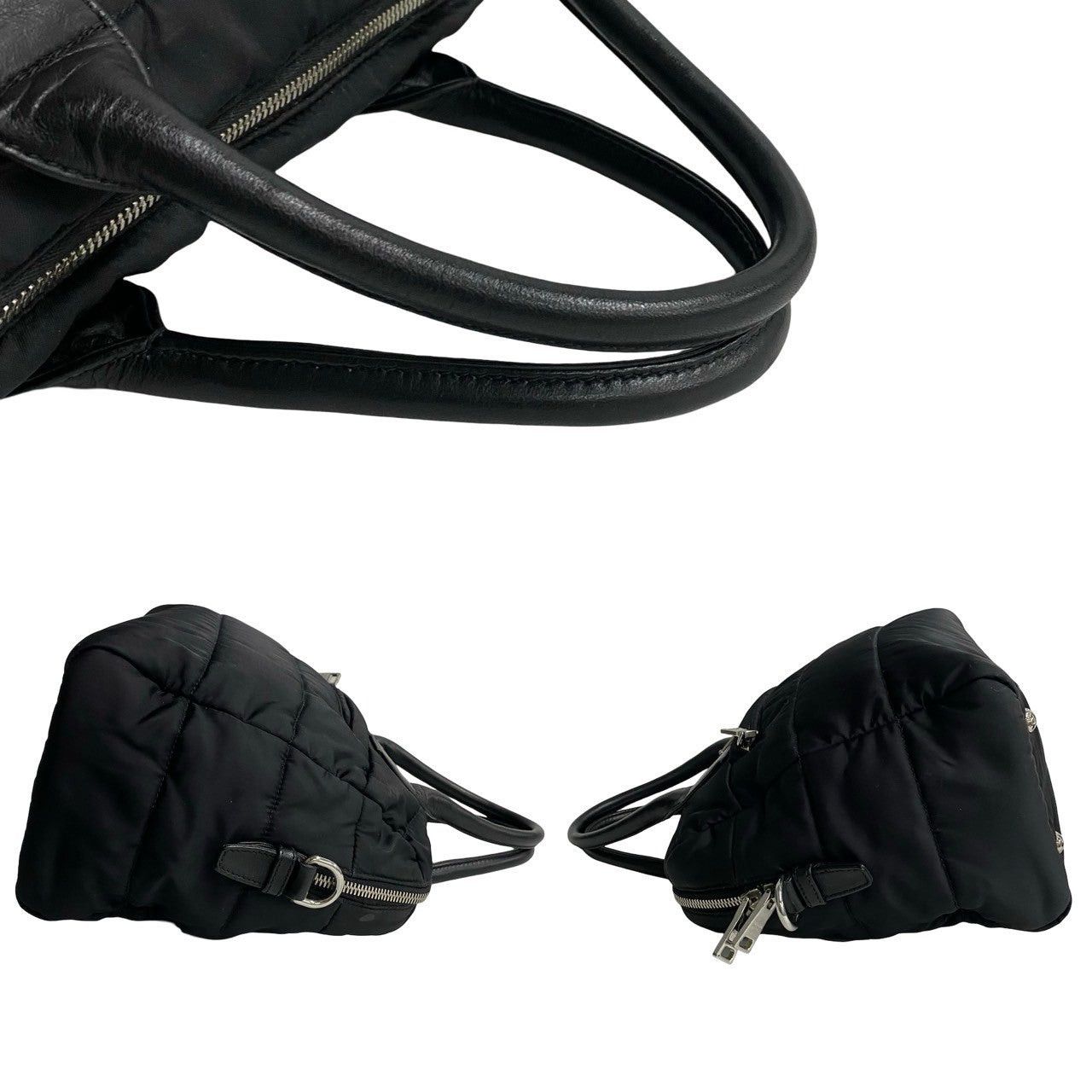 Prada Prada Shoulder Bag Black Leather Size ONE SIZE - 5 Thumbnail