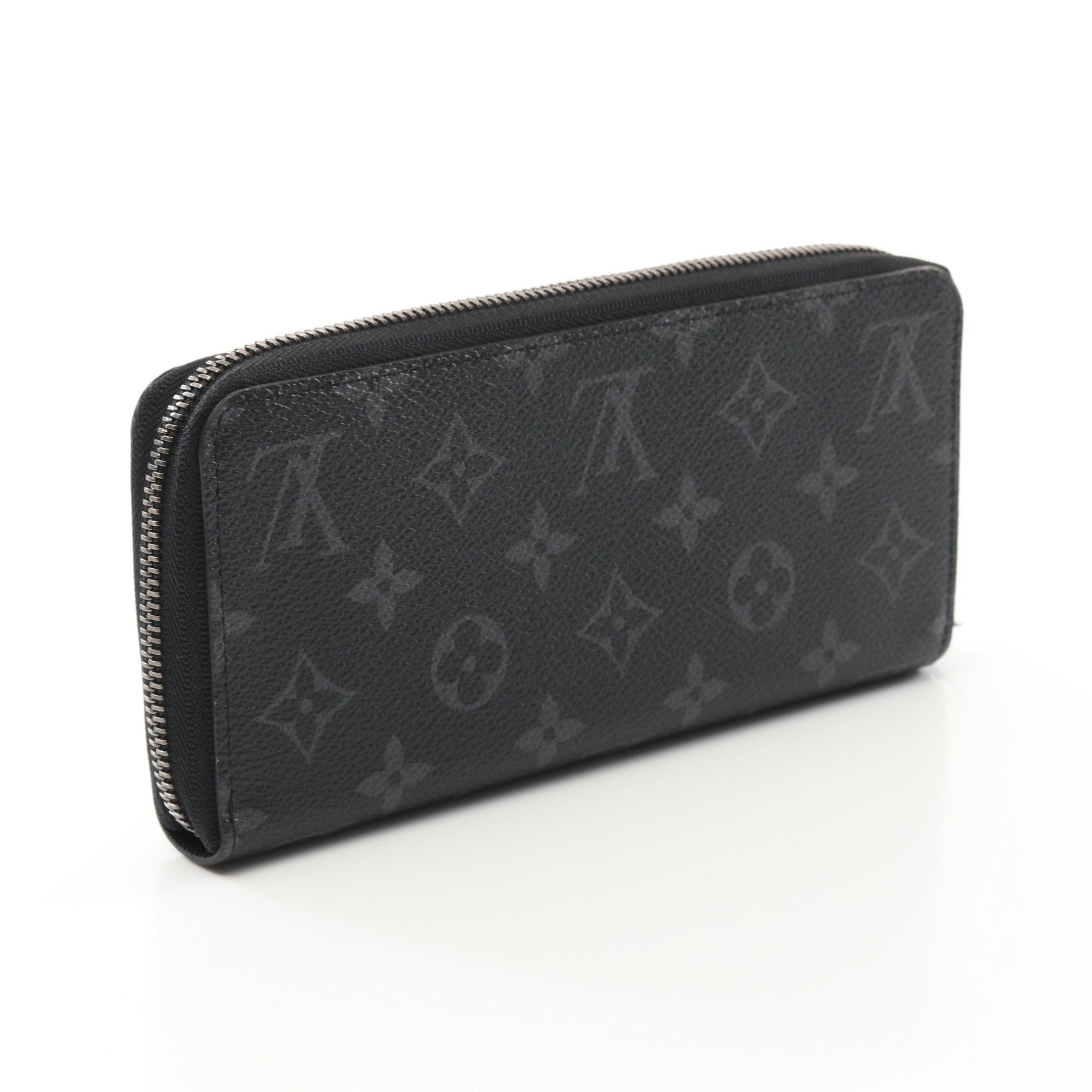 Louis Vuitton Louis Vuitton Zippy Wallet Horizontal Monogram Eclipse Round Zipper Long Black Size ONE SIZE - 2 Thumbnail