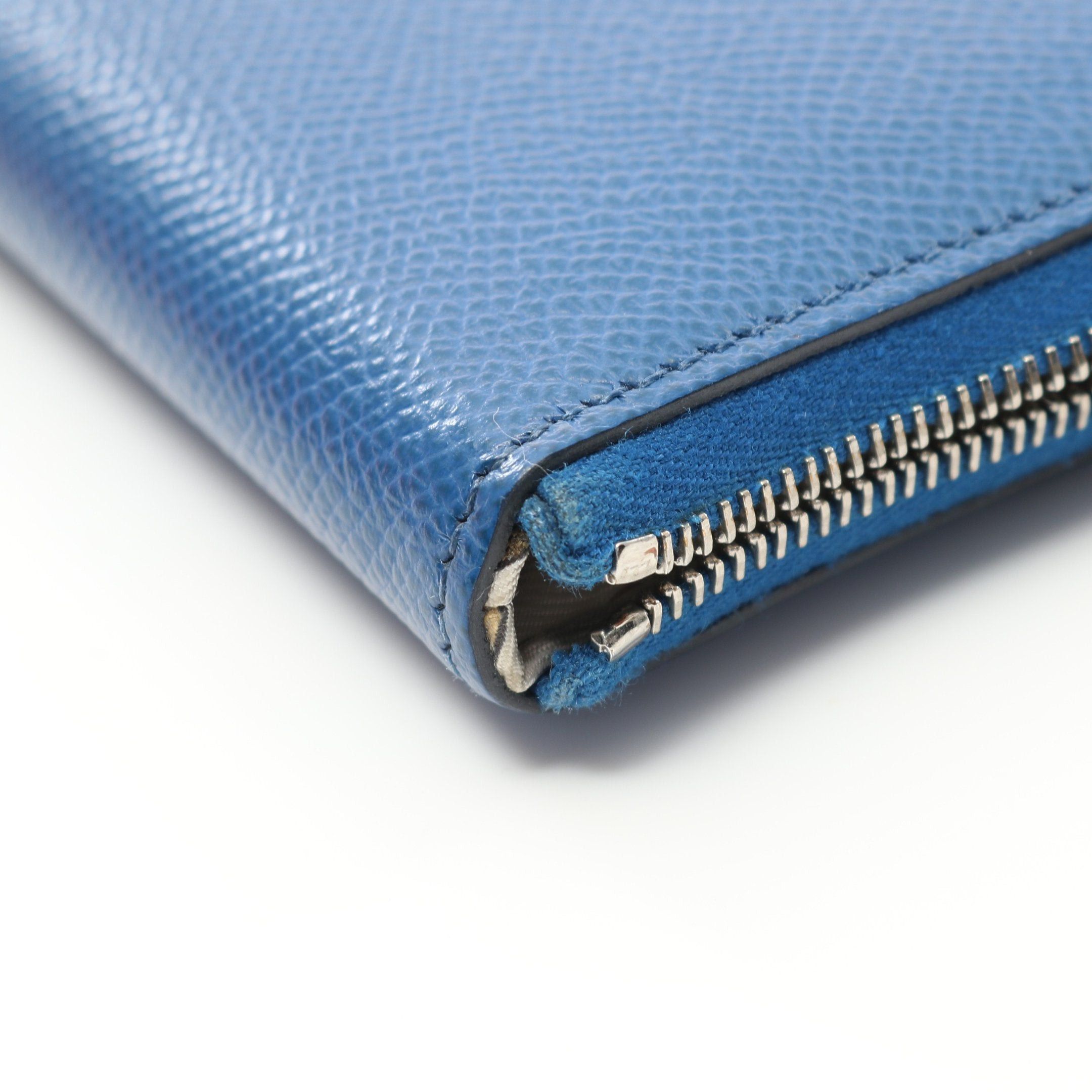 Hermes Hermes Azap Long Silk In Round Zipper Wallet Veau Epsom Blue Silver Hardware Z Stamp Size ONE SIZE - 9 Thumbnail